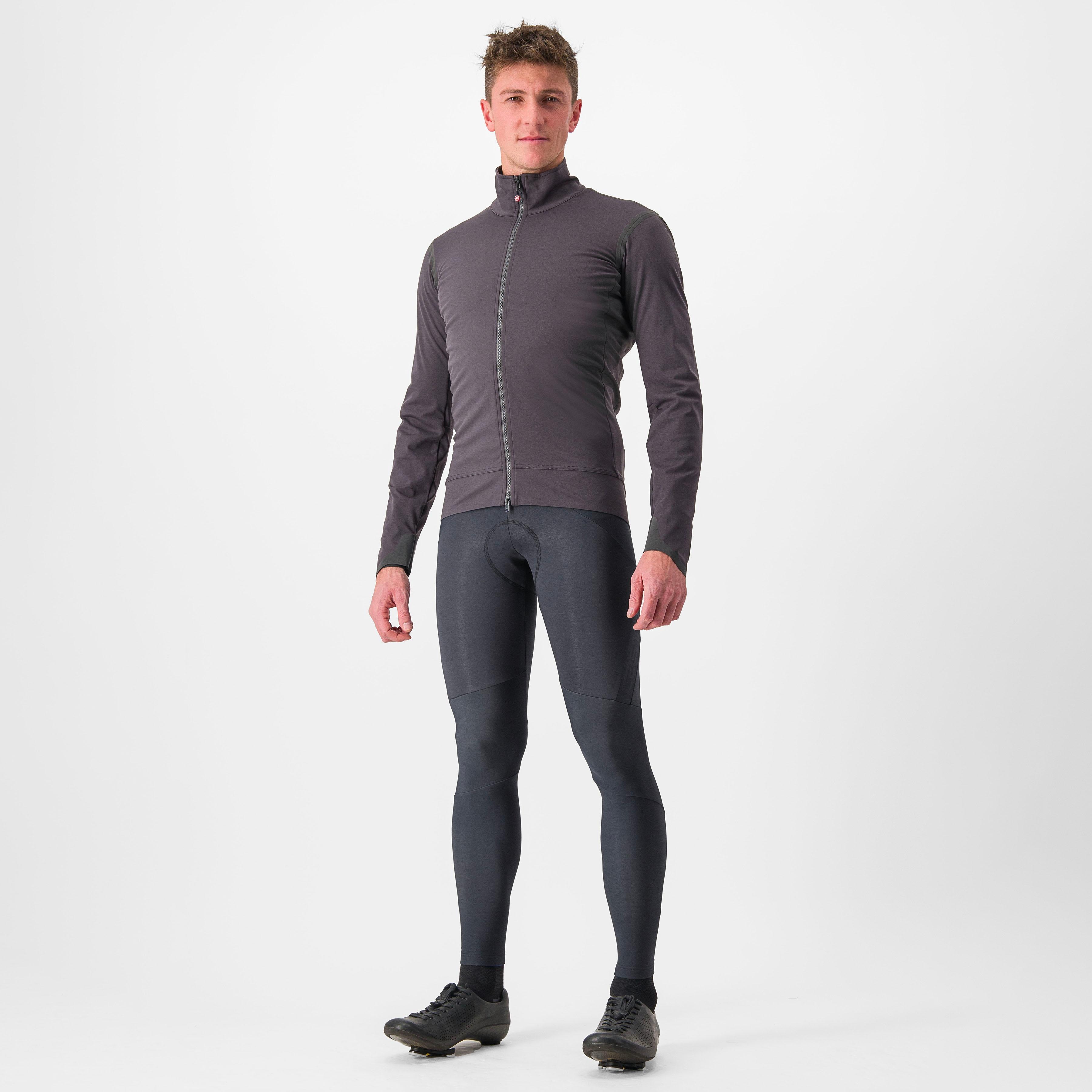 Alpha ultimate insulated jacket - dark gray/black-dark gray - castelli