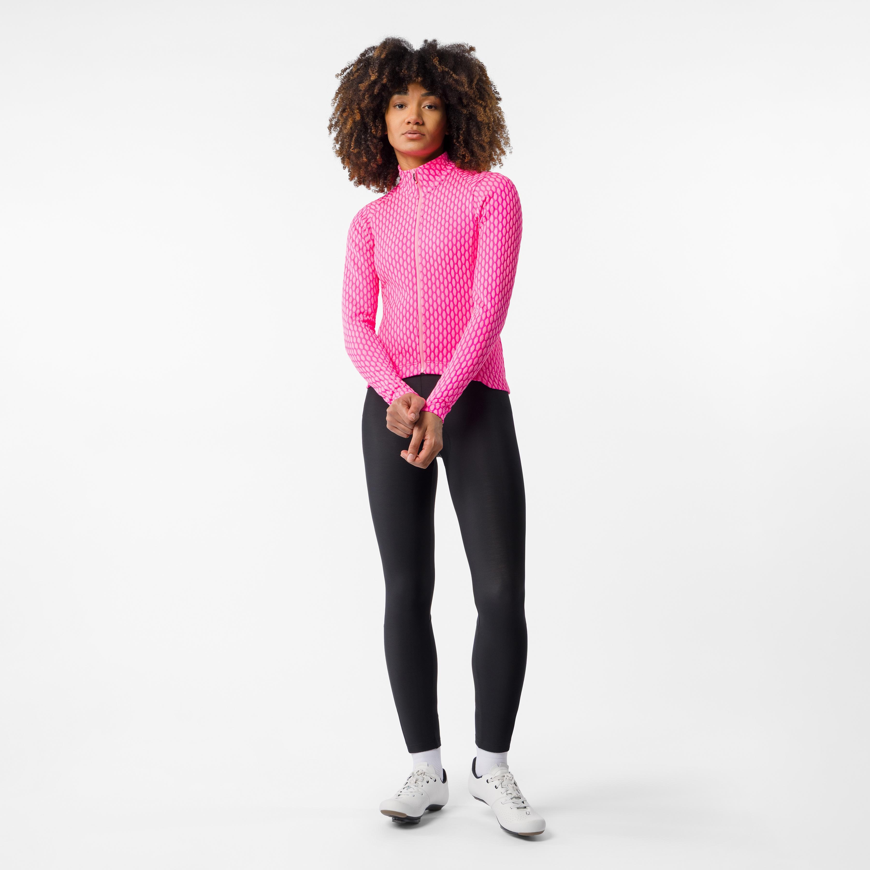 Ventra thermal jersey - pink fluo - castelli