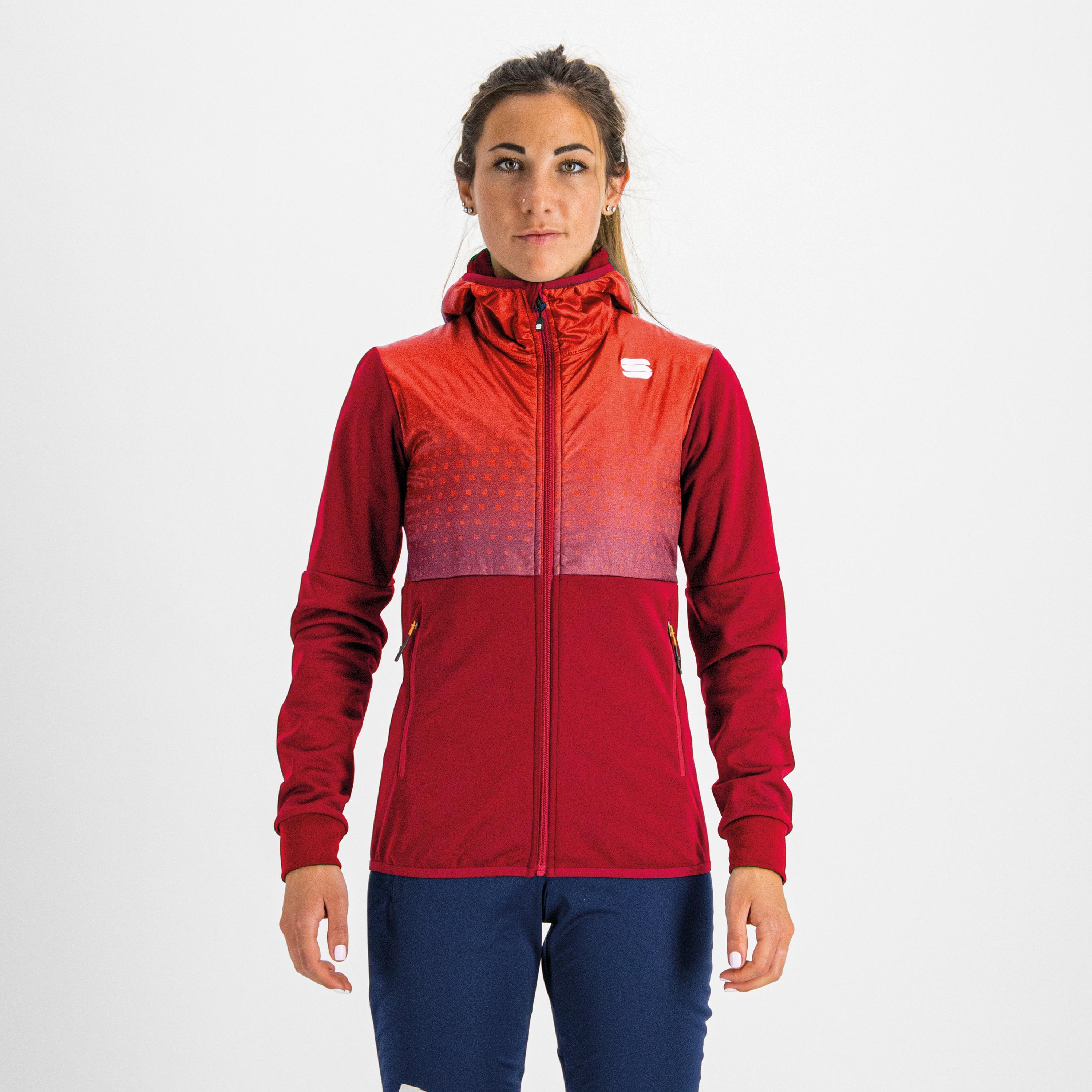 Rythmo w jacket - red rumba / pompelmo - sportful