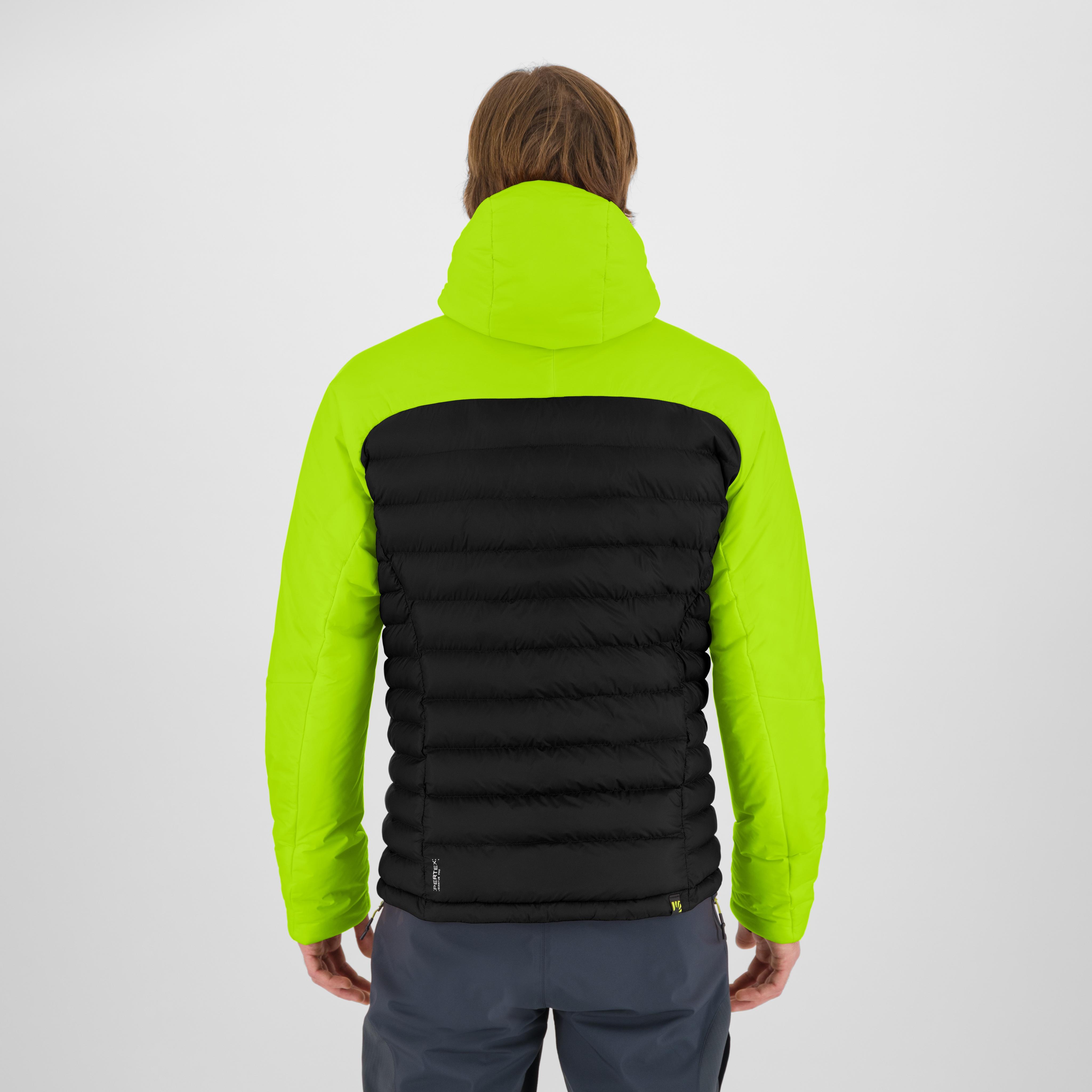 Sass d'ortiga hoodie jacket - black/acid lime - karpos
