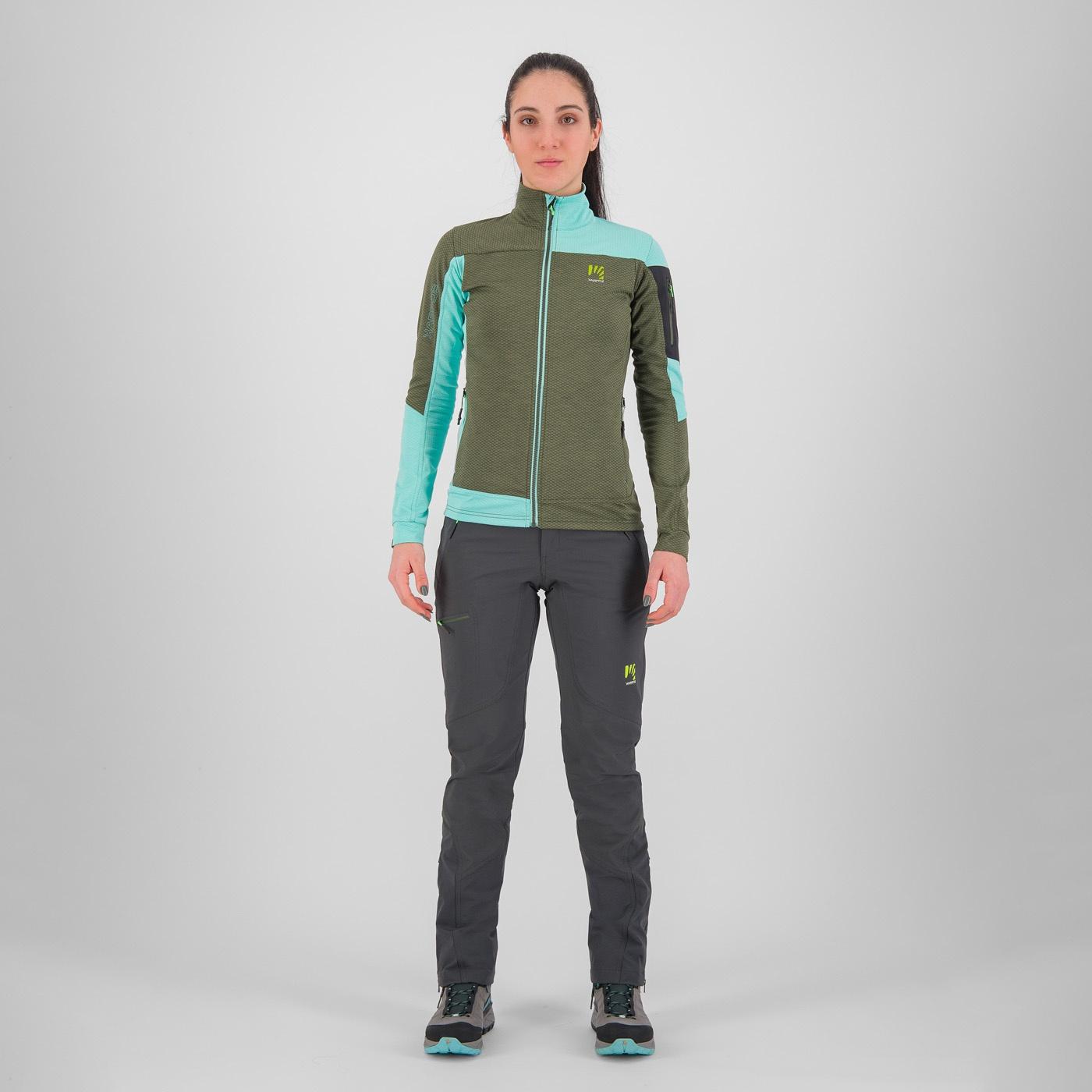 Cherz w fleece - thyme/aqua sky - karpos