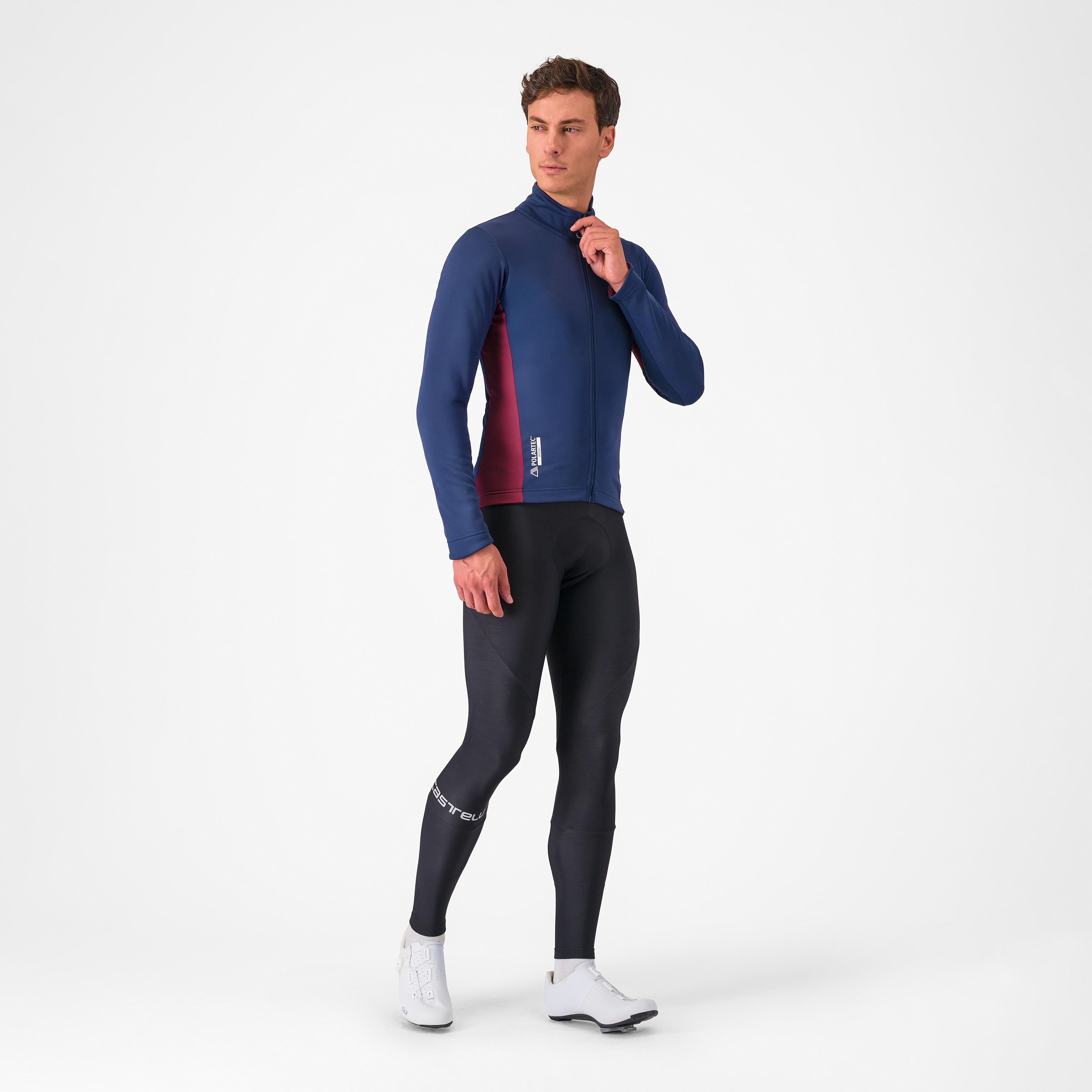 Entrata 2 jacket - belgian blue/bordeaux - castelli
