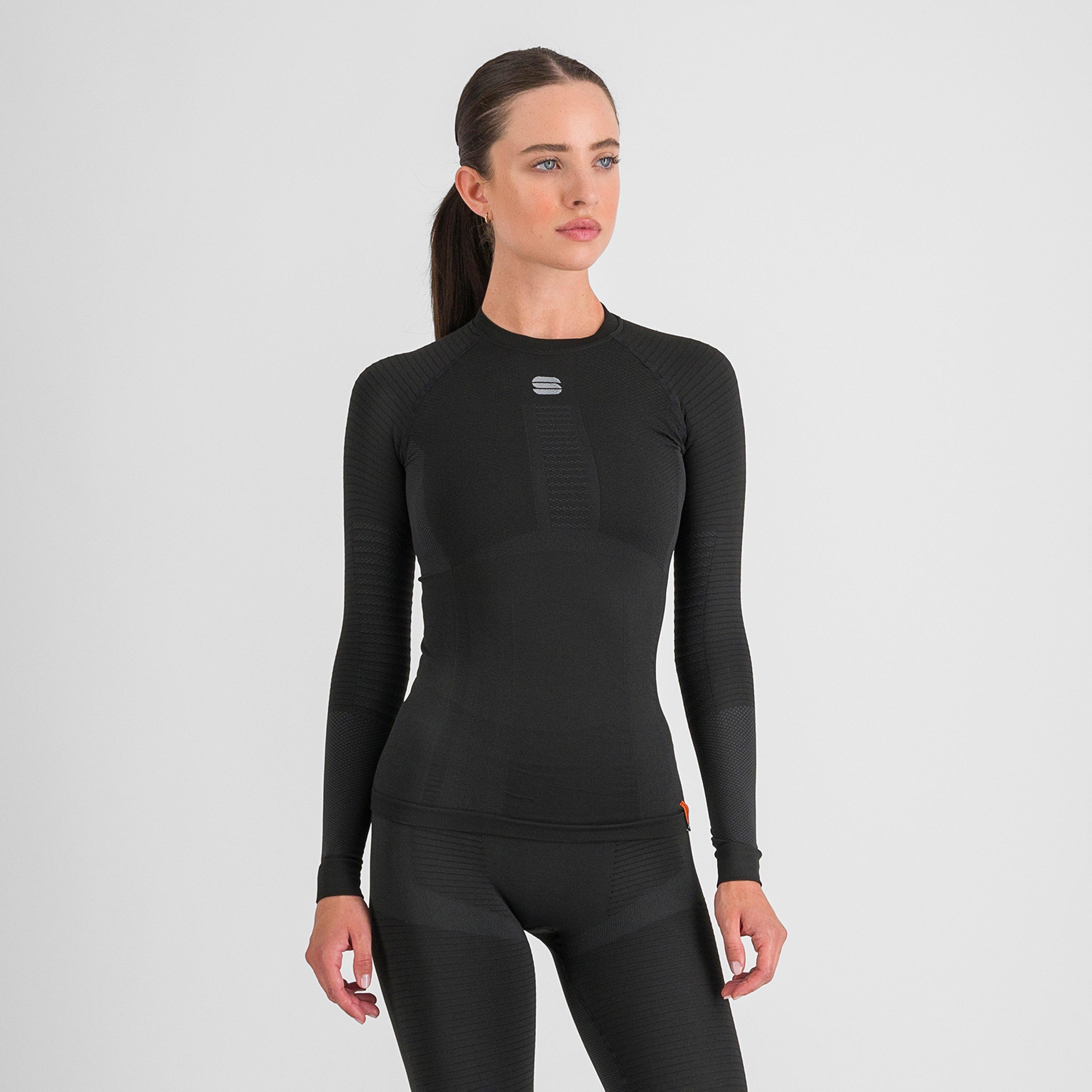 2nd skin w tee long sleeve - black - sportful