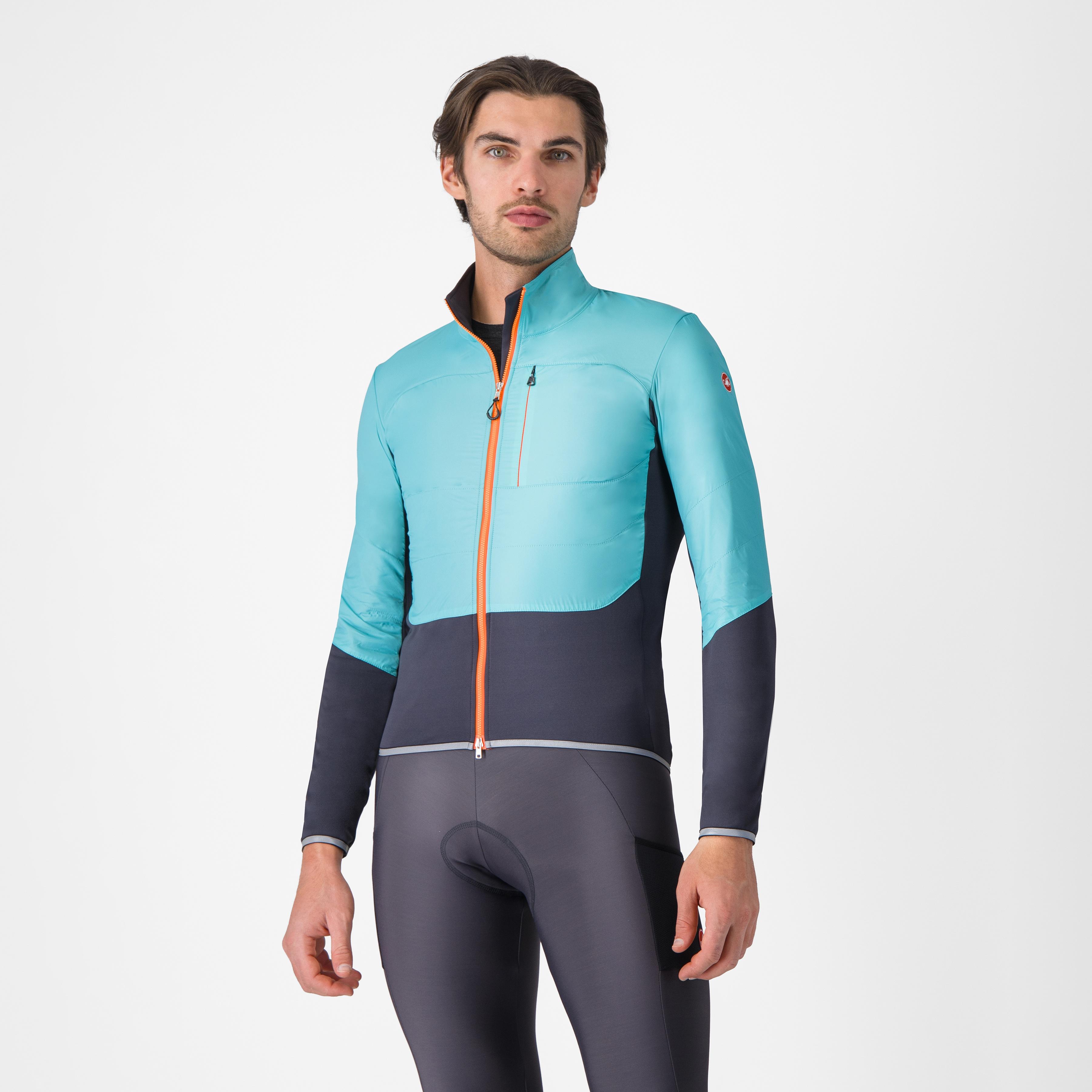 Unlimited jacket - pool blue/dark gray - castelli