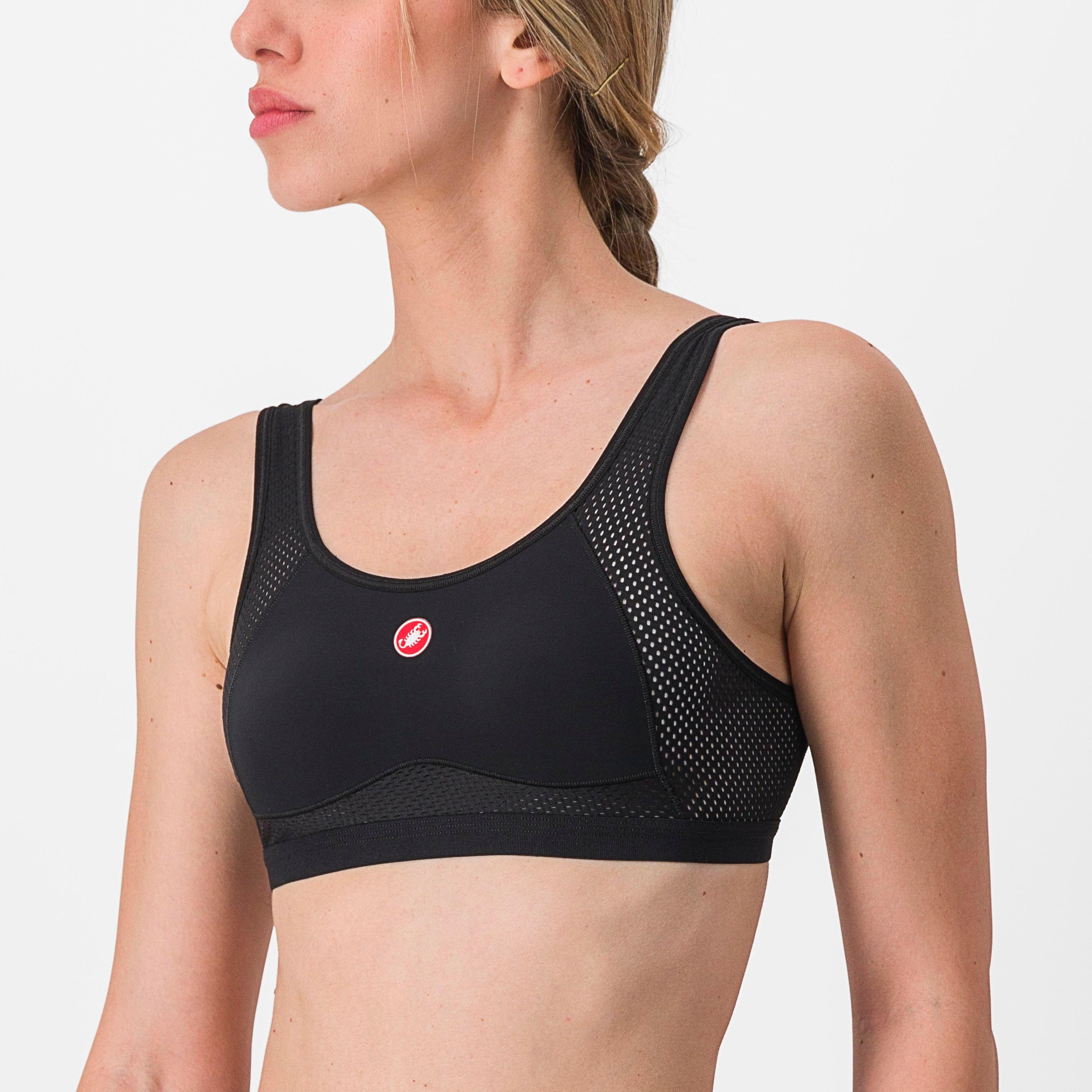 Rosso corsa bra - black - castelli