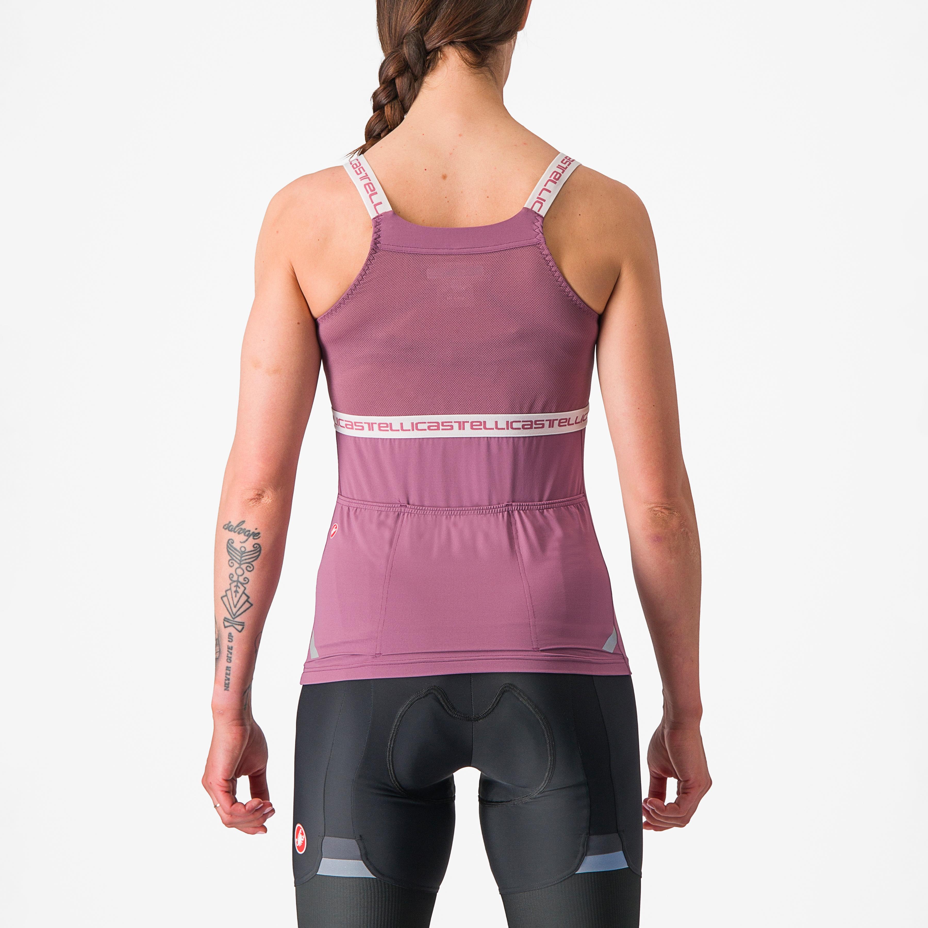 Bavette top - deep purple/ivory - castelli