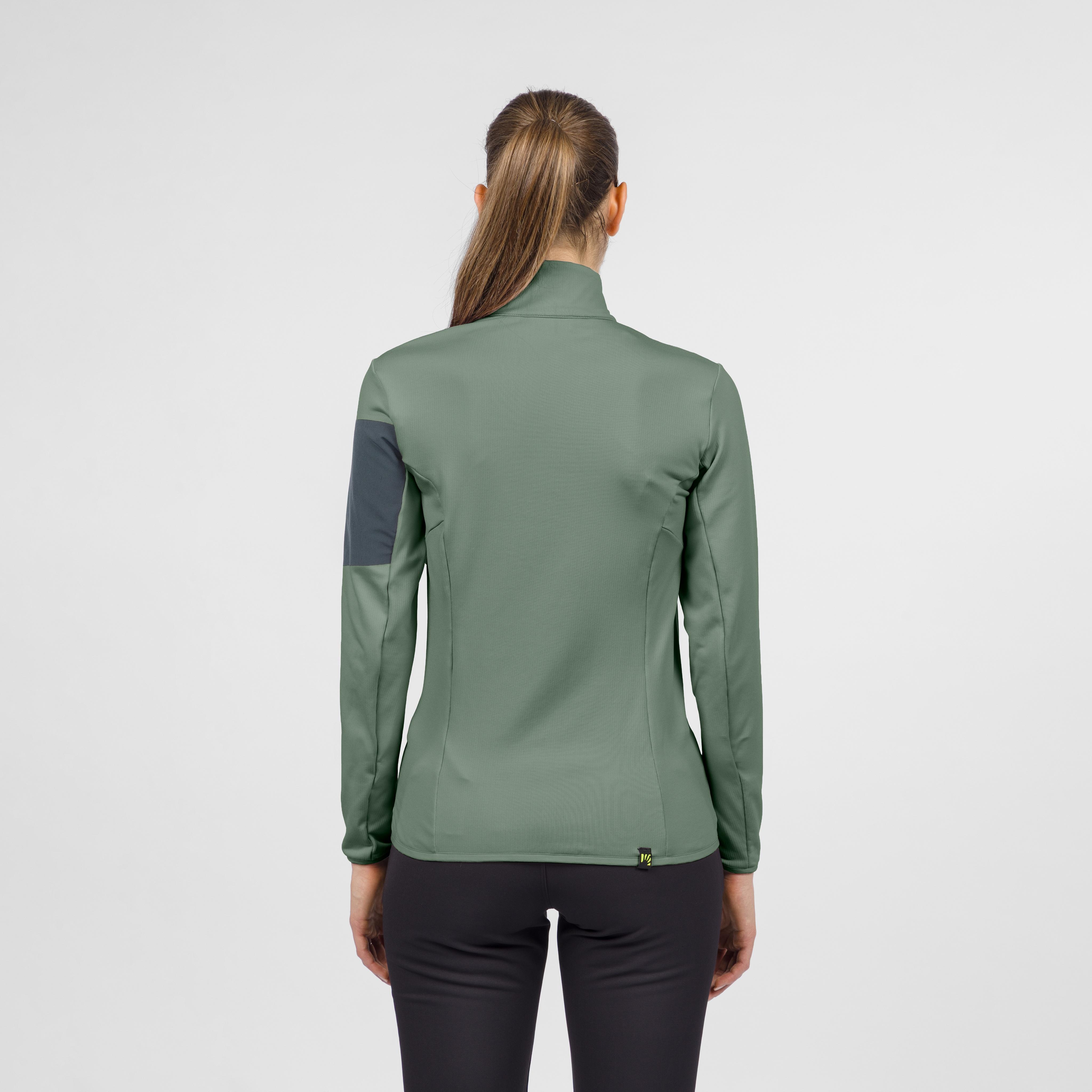 Bigontina w full zip fleece - hedge - karpos