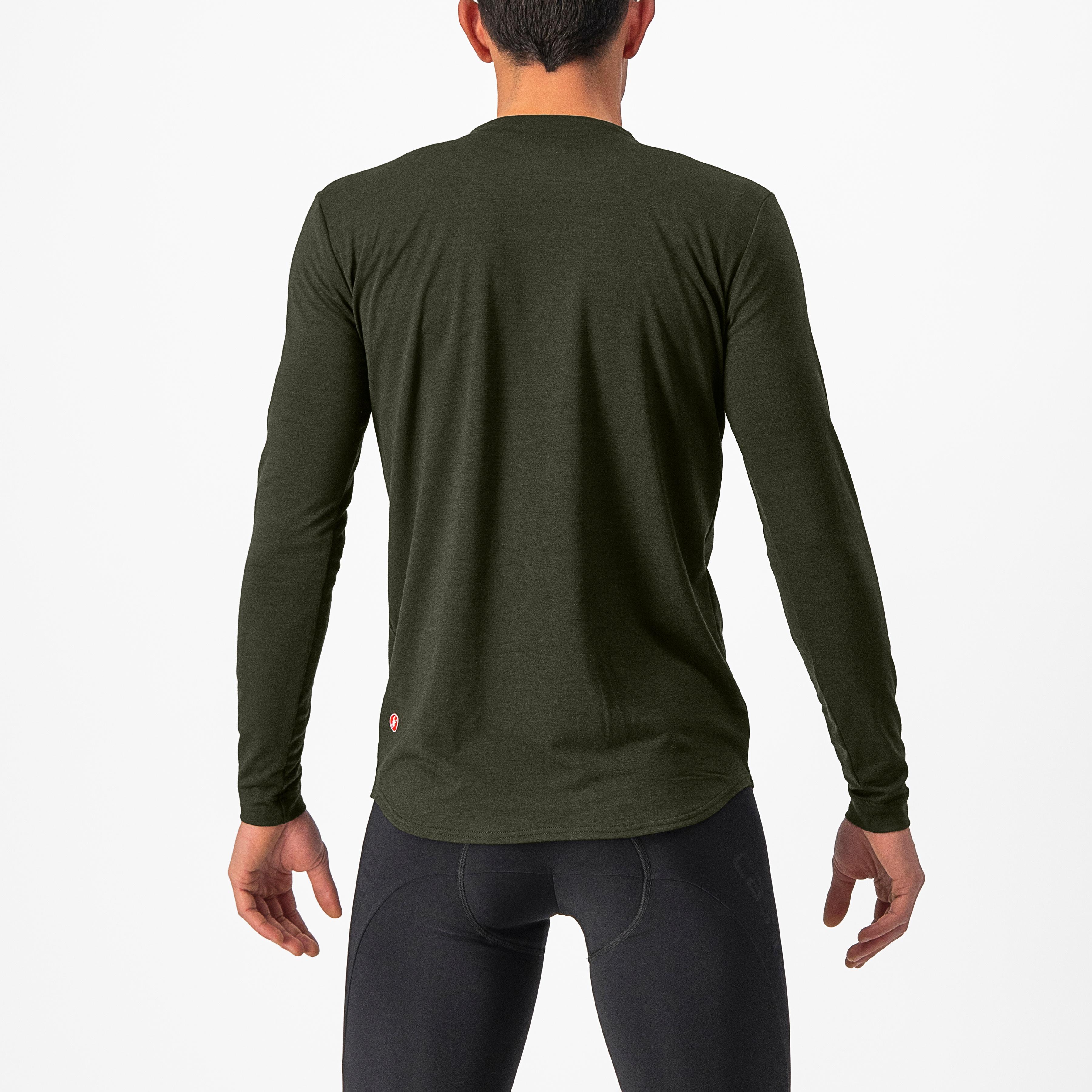 Unlimited merino long sleeve - military green - castelli