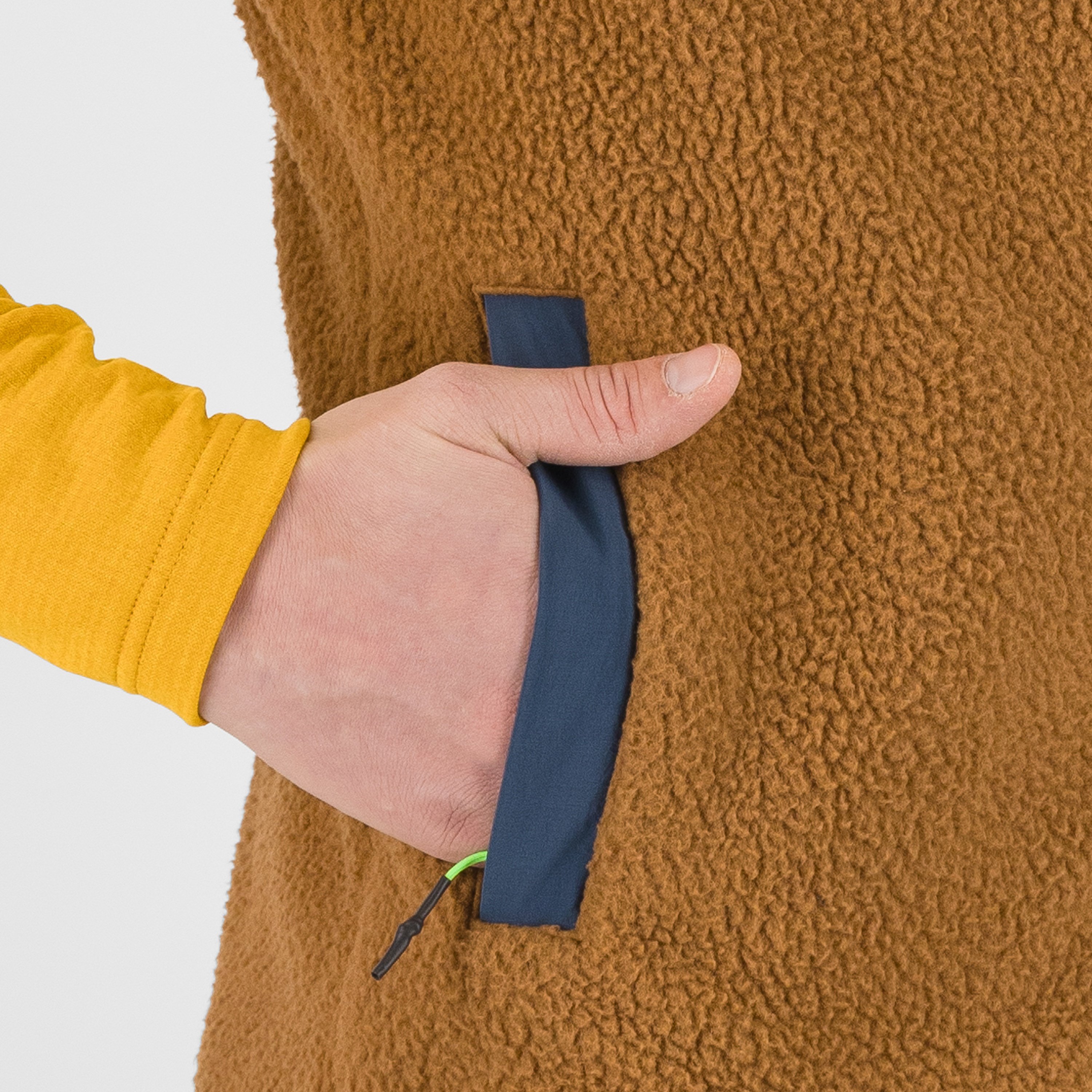 Moiazza retrò fleece vest - nuthatch/midnight - karpos