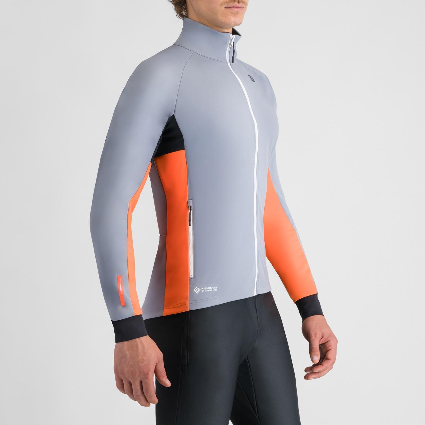 Apex light jacket - cement/orange/black - sportful