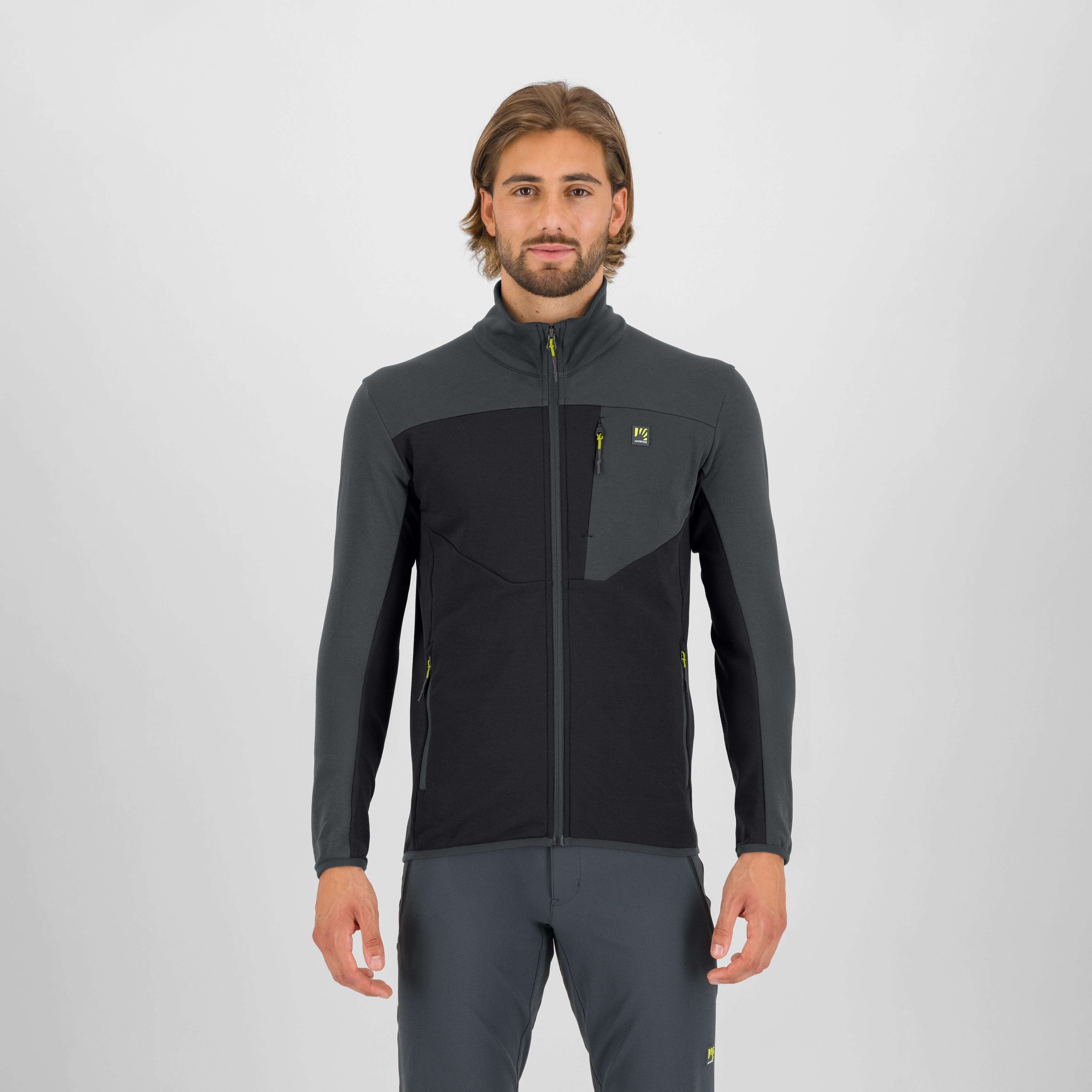 Bigontina full zip fleece - black/woodl.gray - karpos