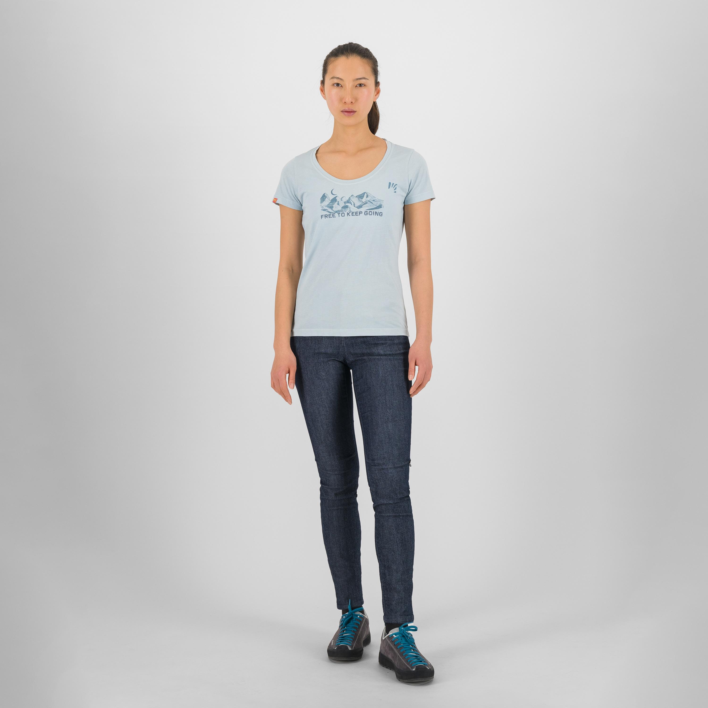 Crocus evo w t-shirt - sterling blue - karpos