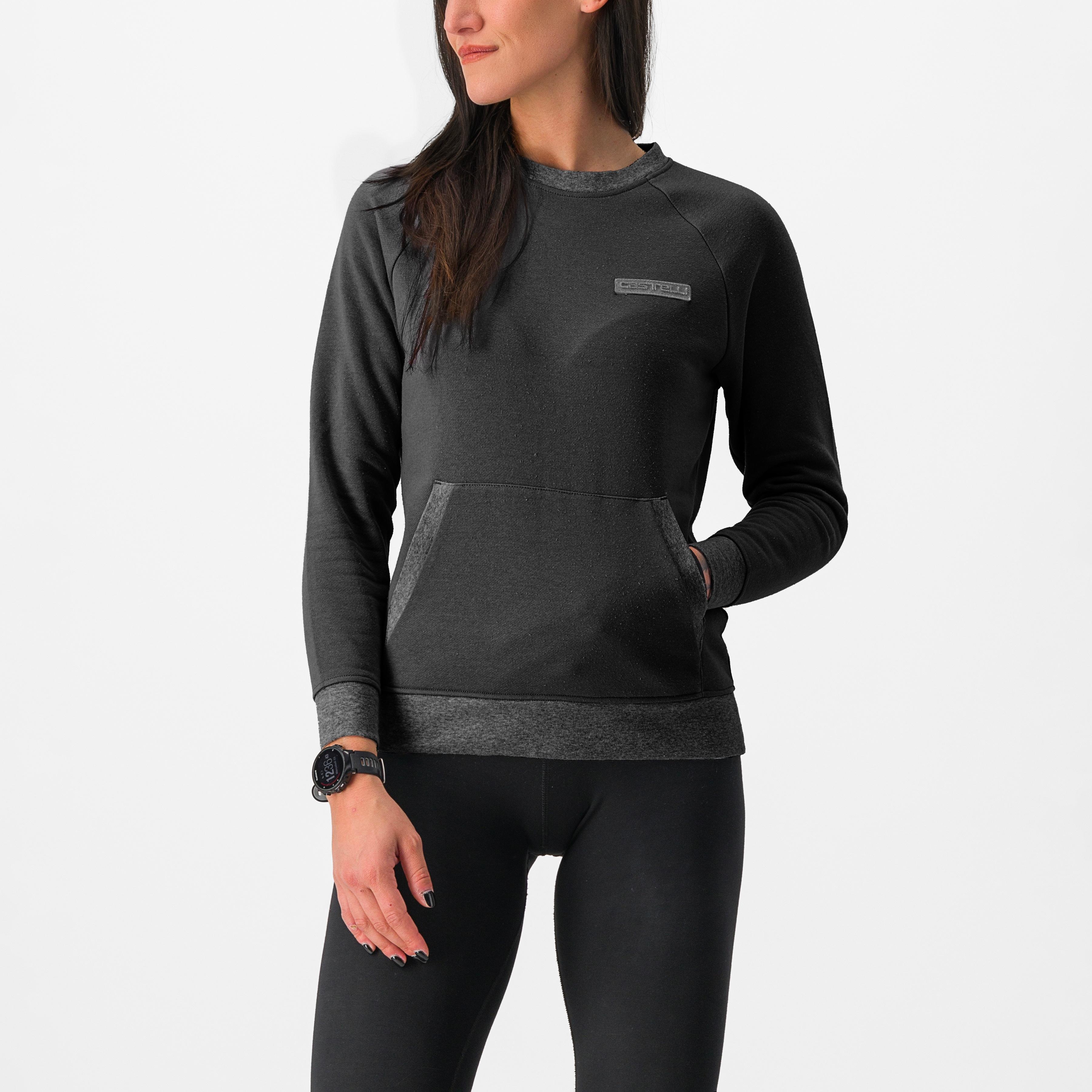 Logo w sweatshirt - black - castelli