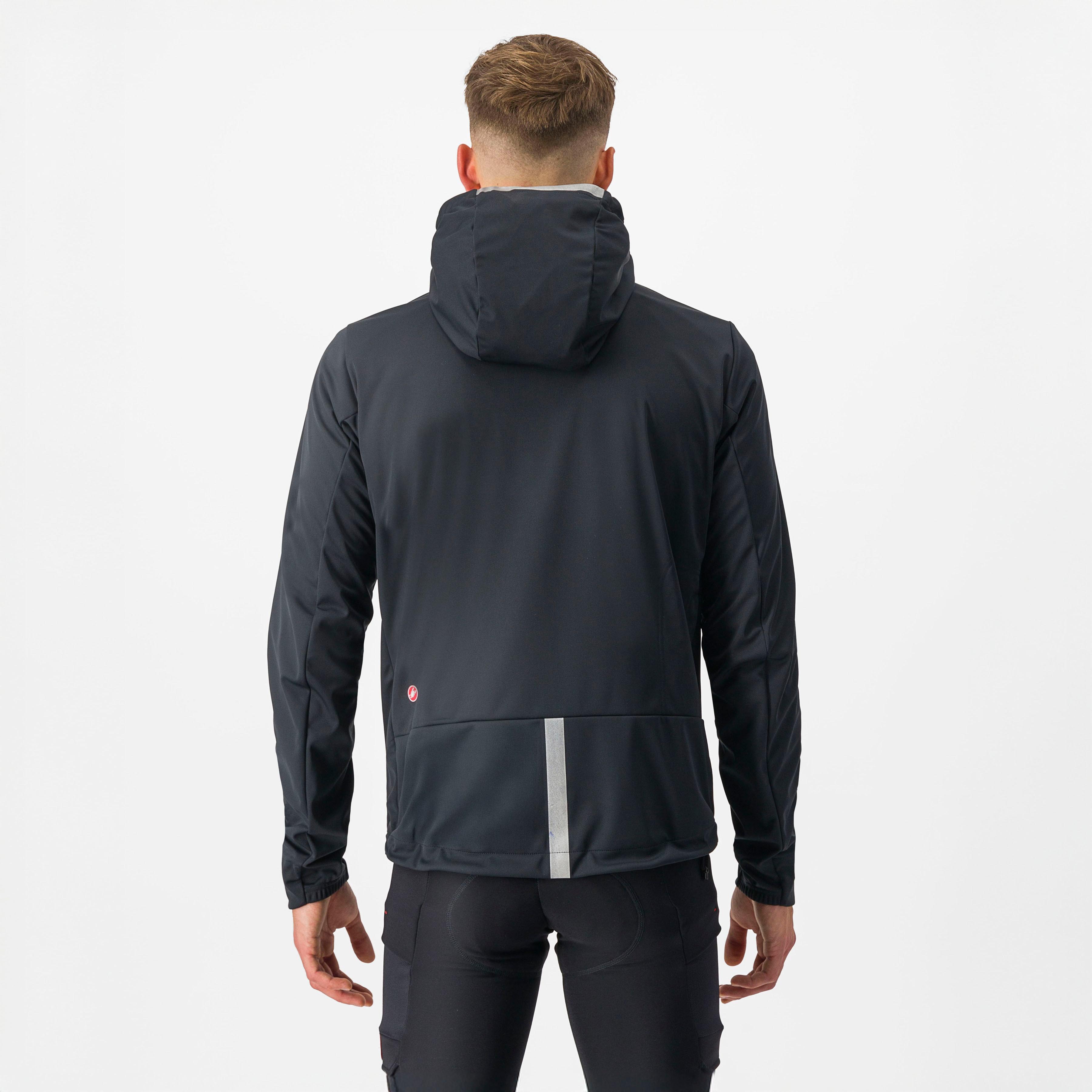 Trail hoodie jacket - light black - castelli