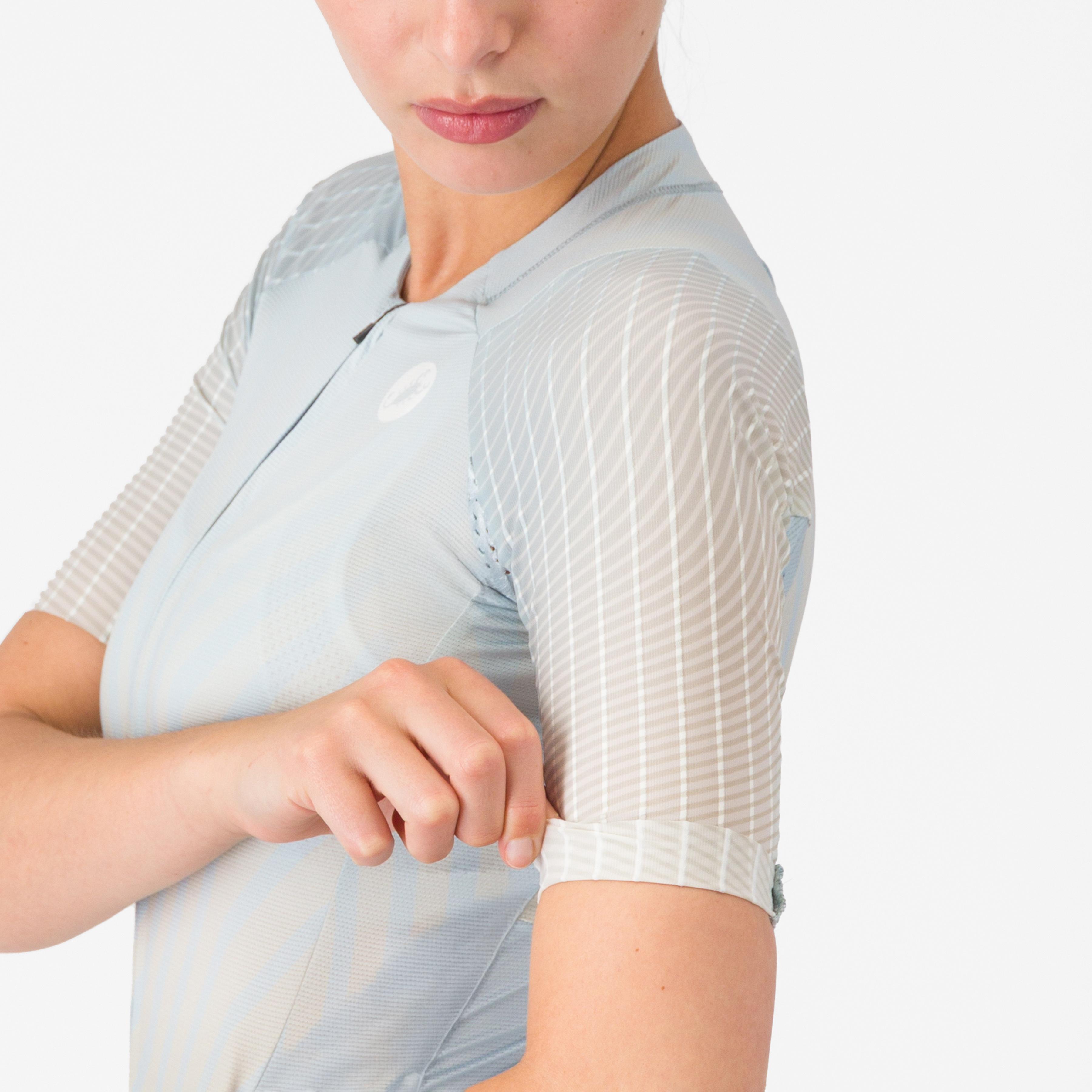 Free sanremo 3 w suit short sleeve - winter sky/silver moon-smoky g - castelli