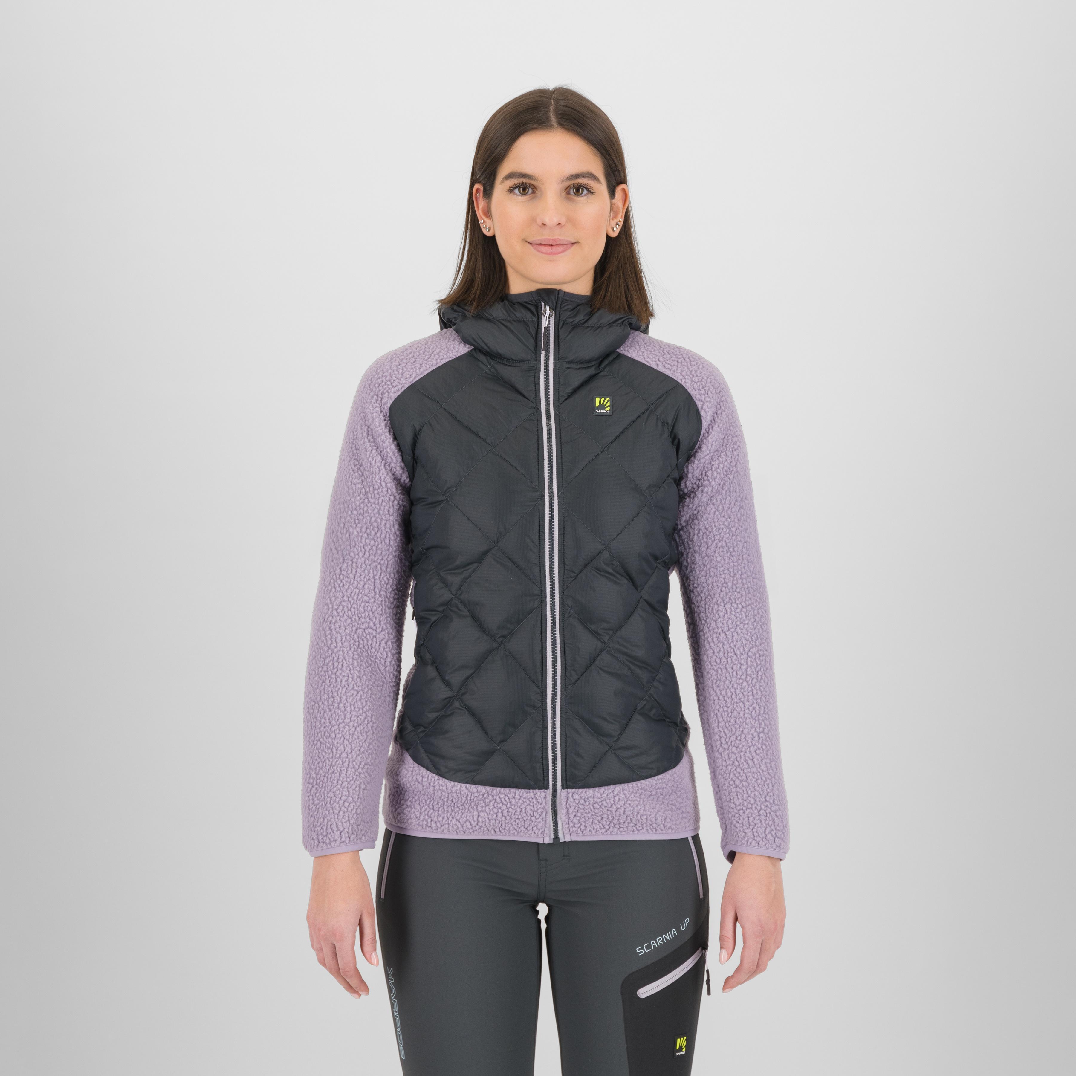 Marmarole retro' w jacket - woodl.gray/lavender - karpos
