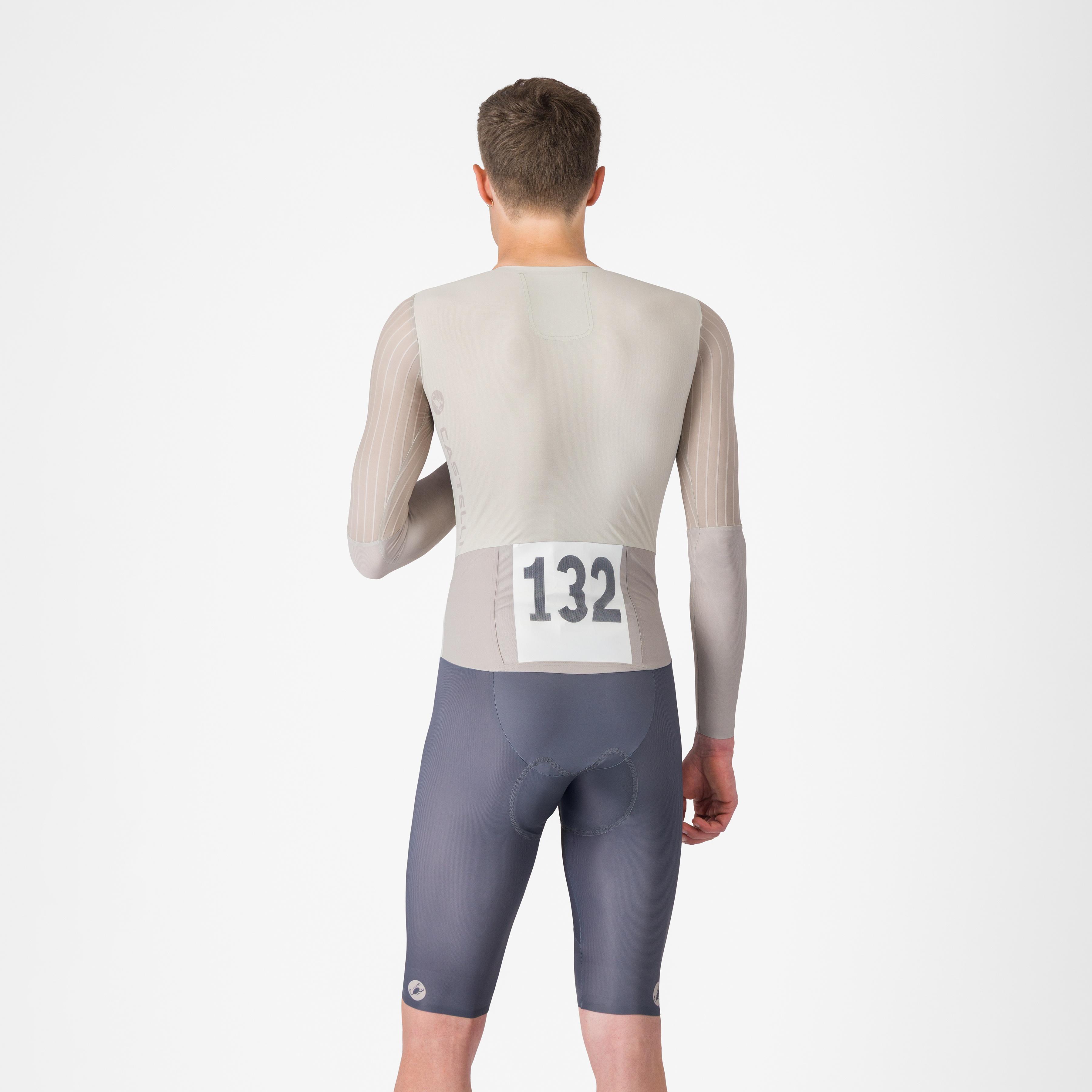 Body paint v tt speedsuit - silver moon/clay/smoky gray - castelli