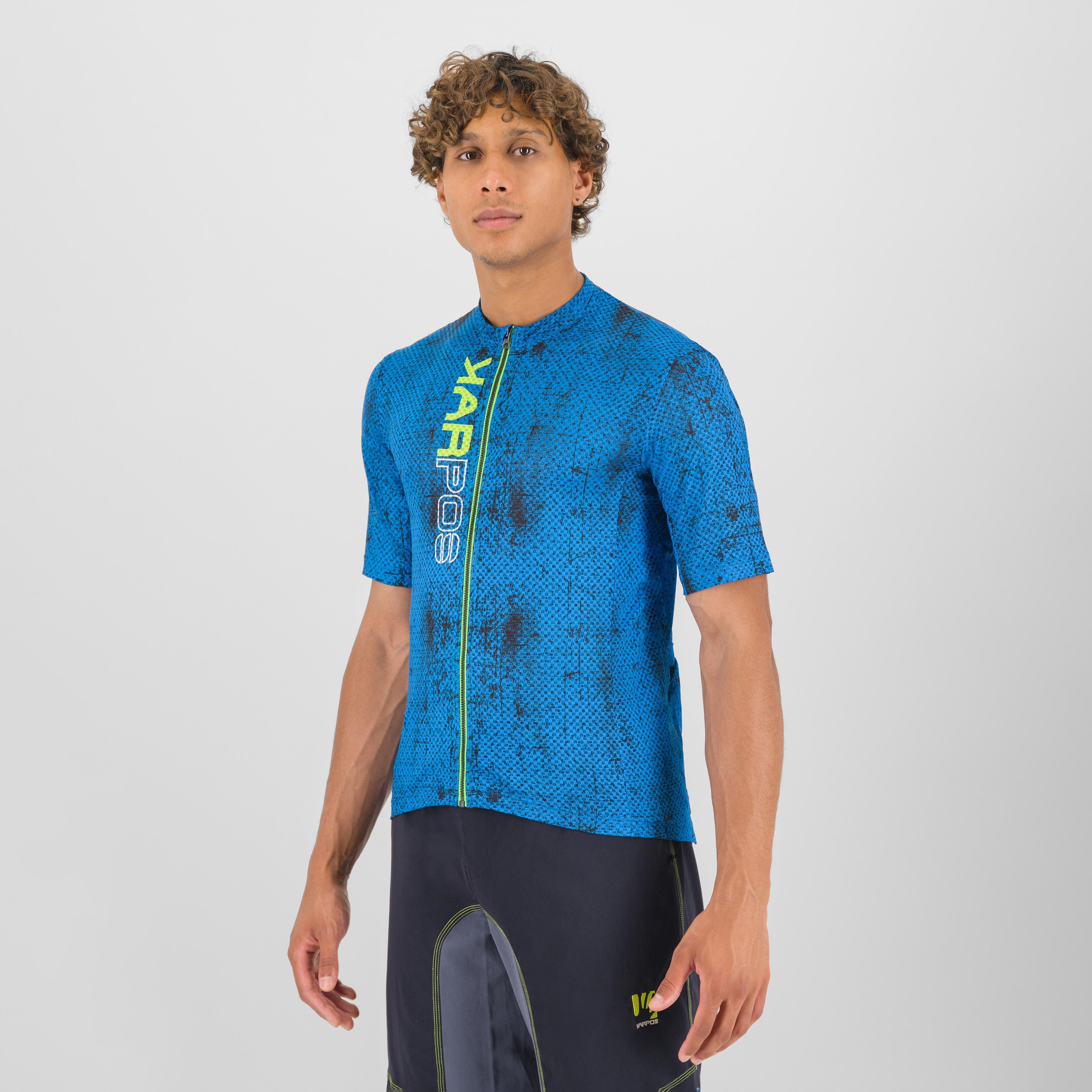 Val viola jersey - indigo b./green fluo - karpos