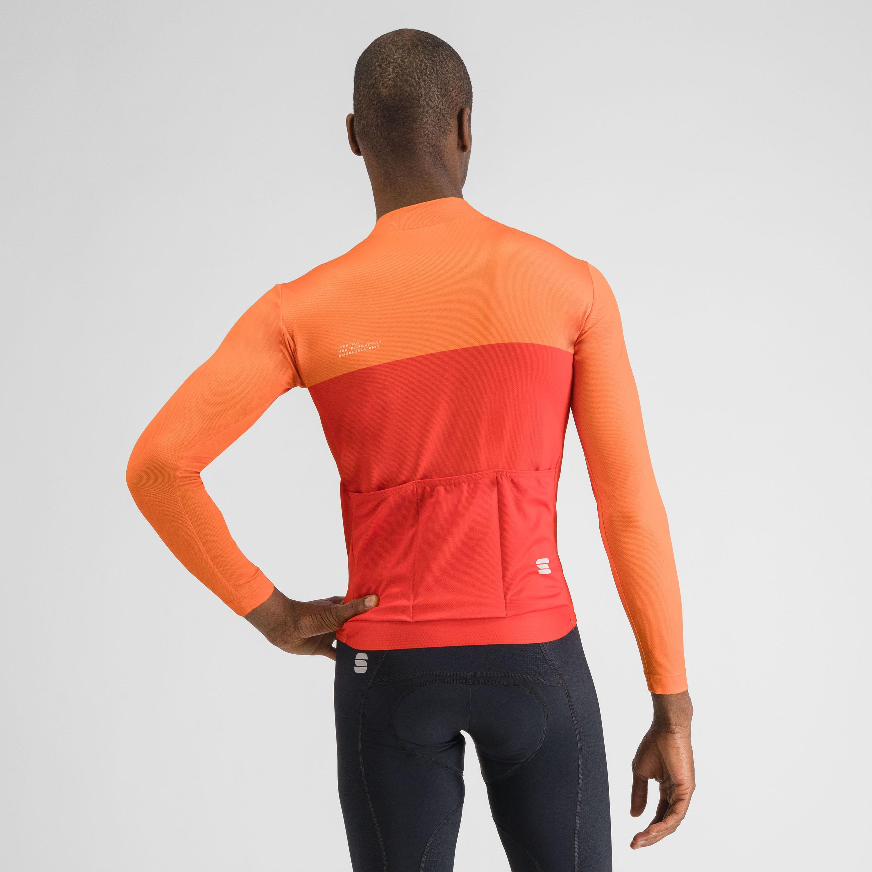 Pista thermal jersey - red orange black - sportful