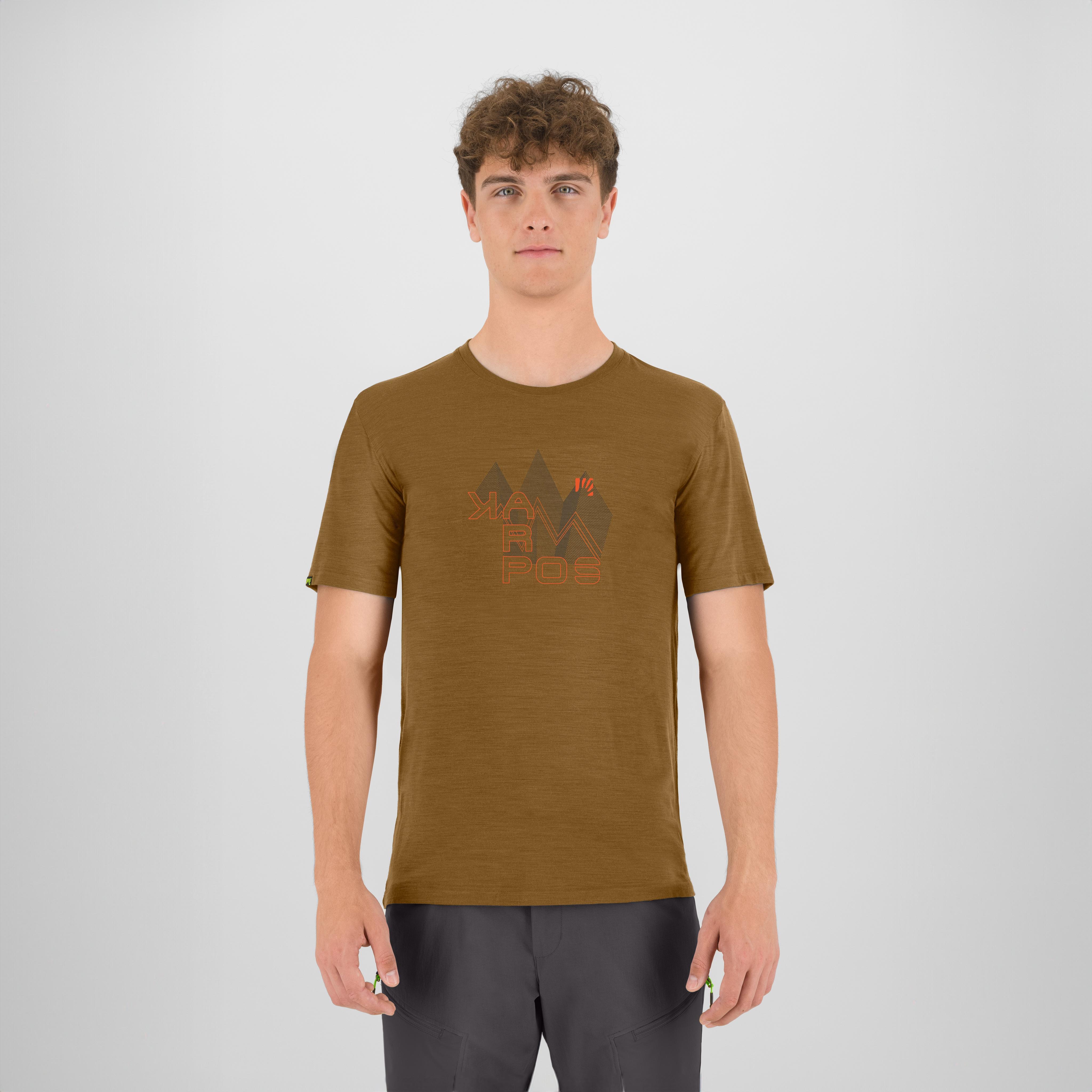 Gusela merino t-shirt - bronze - karpos