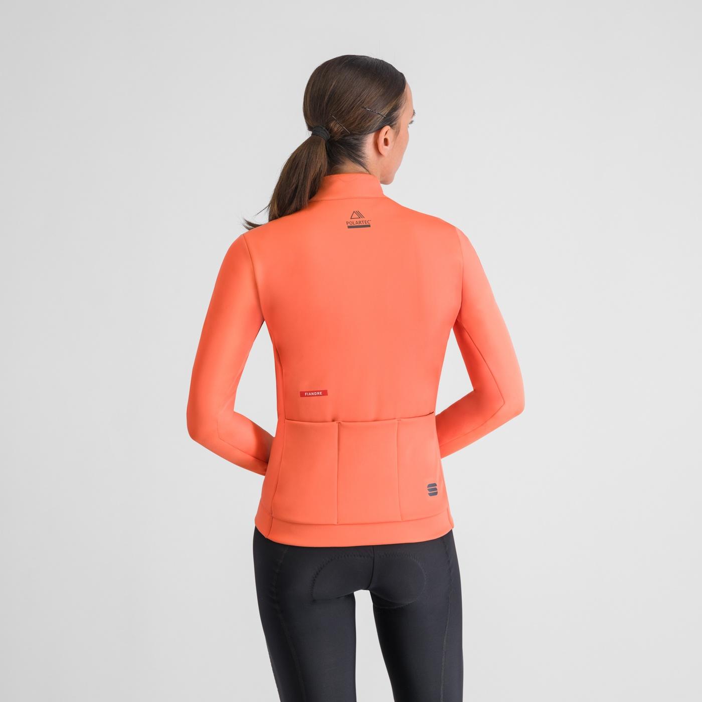 Fiandre 2 w  jacket - pompelmo - sportful