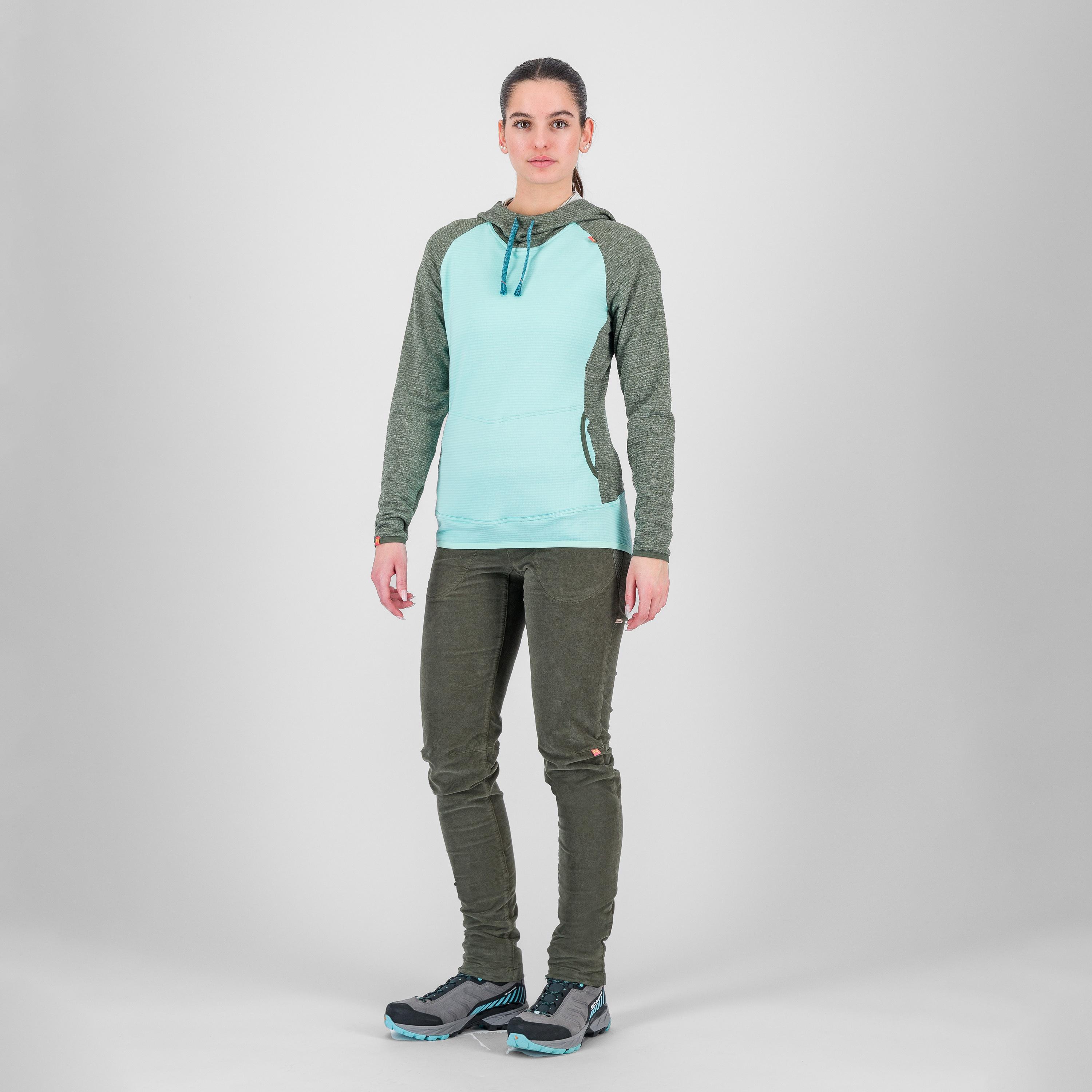 Camoscio w hoodie - aqua sky/thyme - karpos