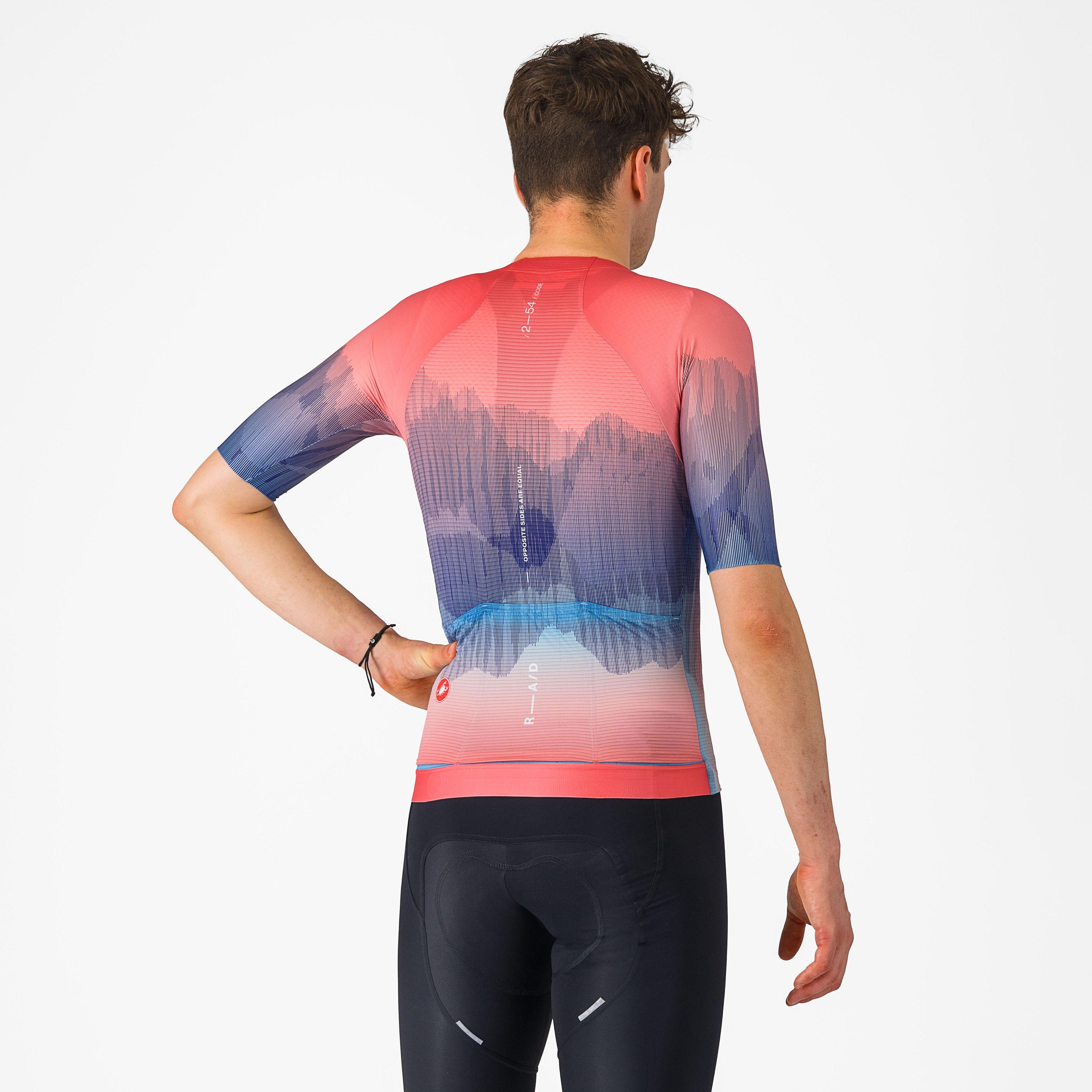 R-a/d jersey - multicolor pink/blue - castelli