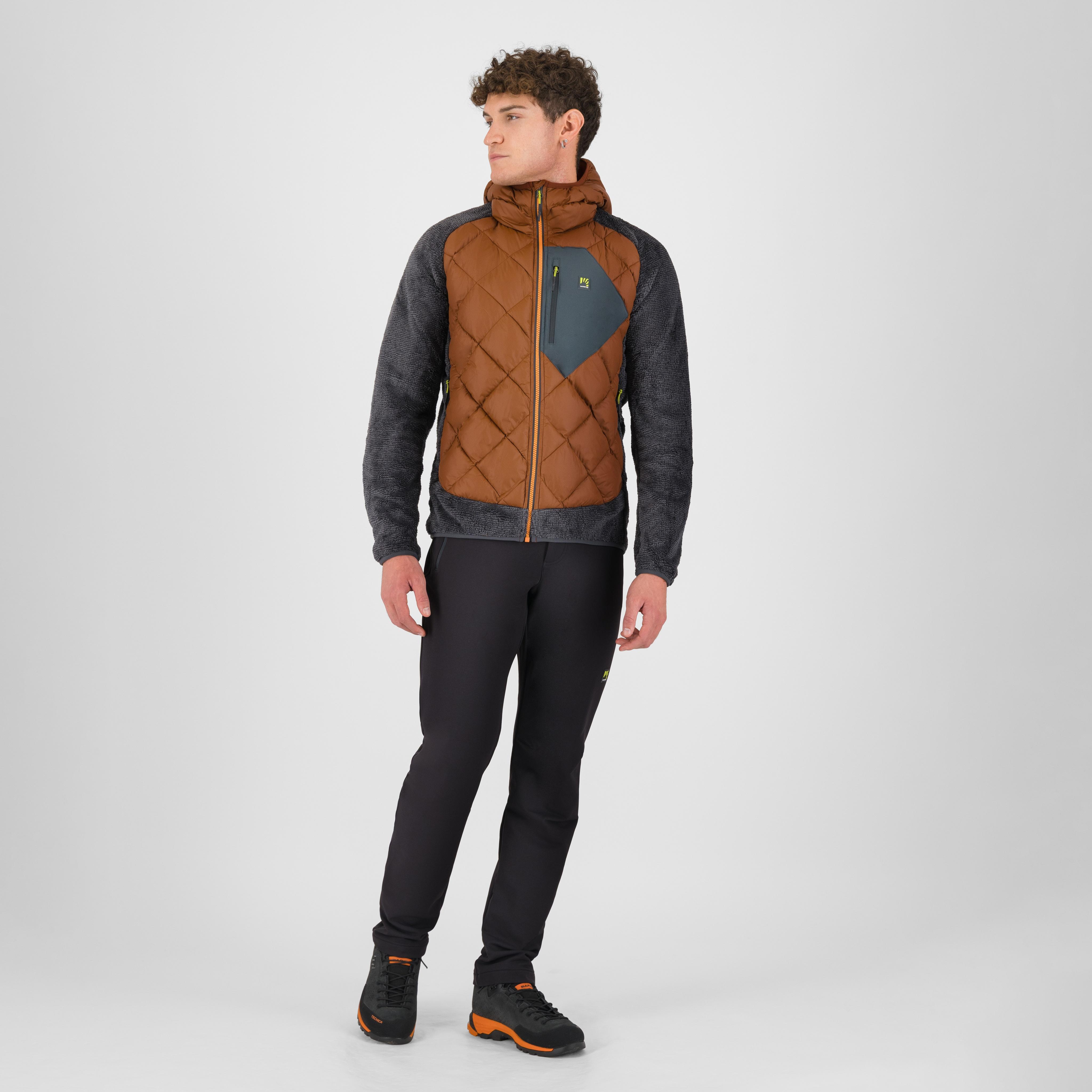 Marmarole up jacket - mahogany/woodl.gray - karpos