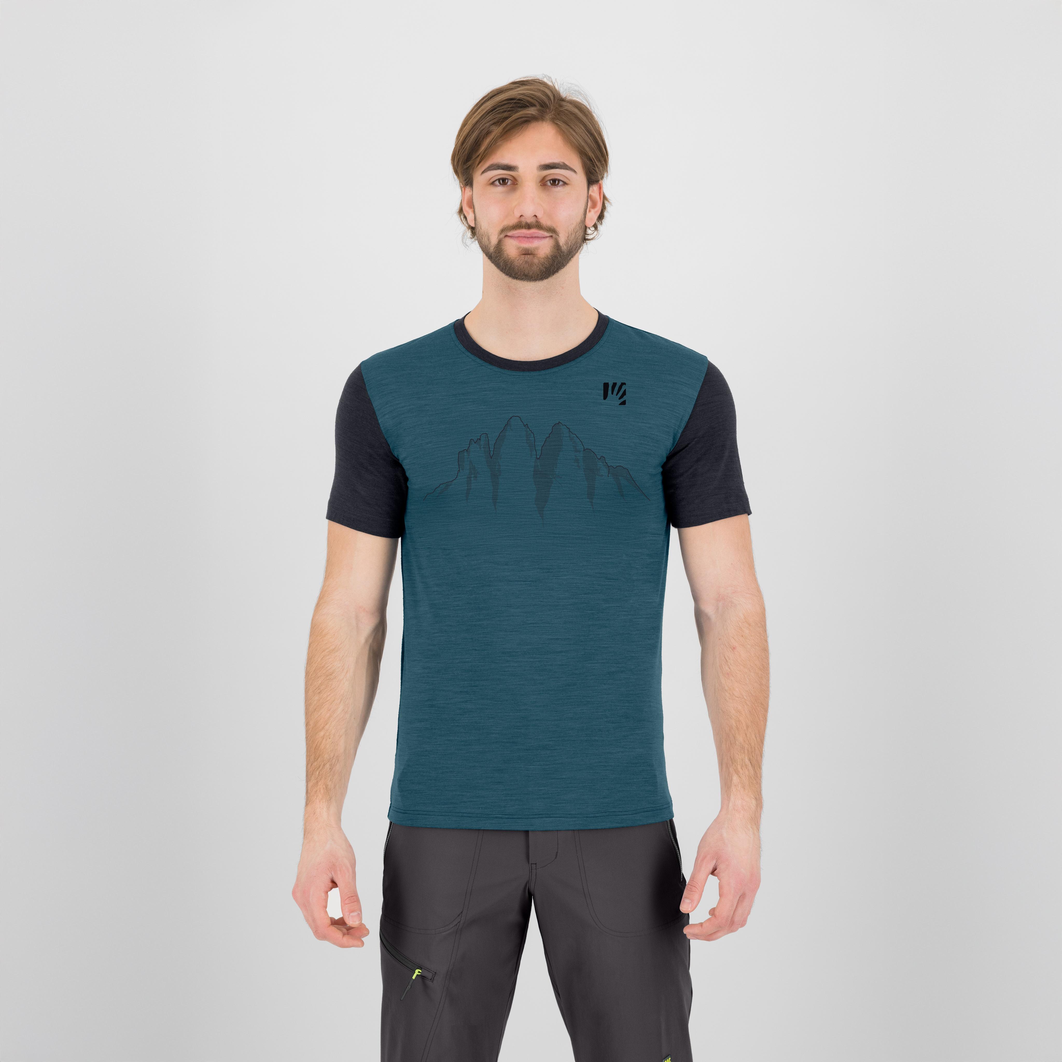 Taiole merino t-shirt - stargazer/vulcan - karpos