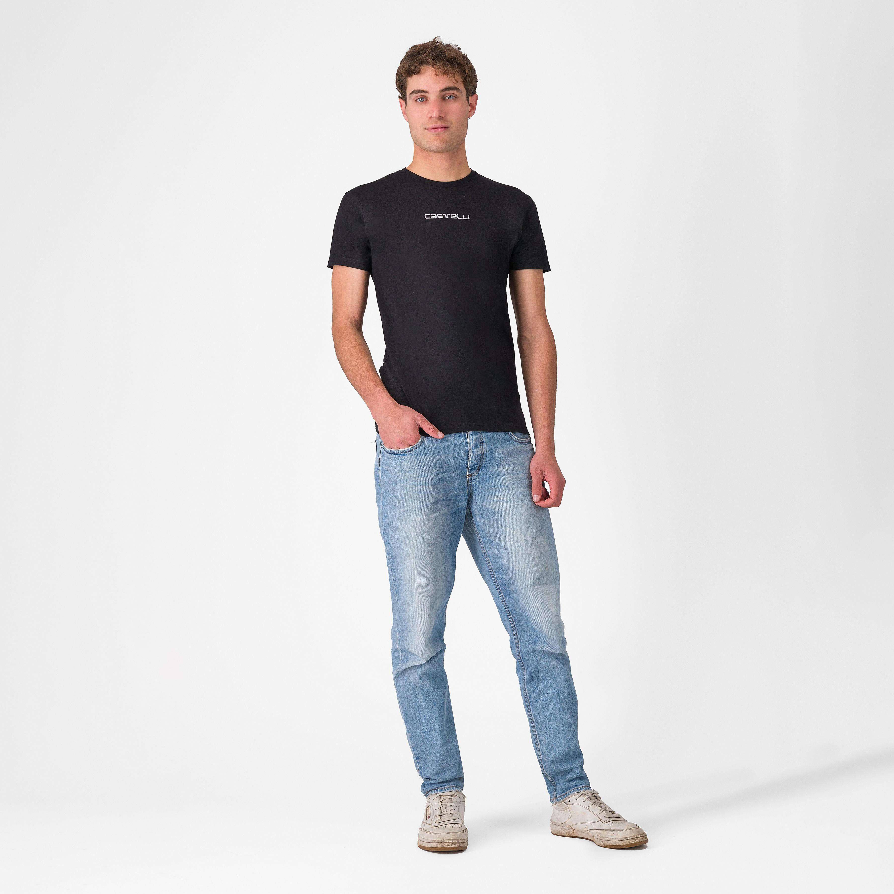 Castelli classico tee - black - castelli