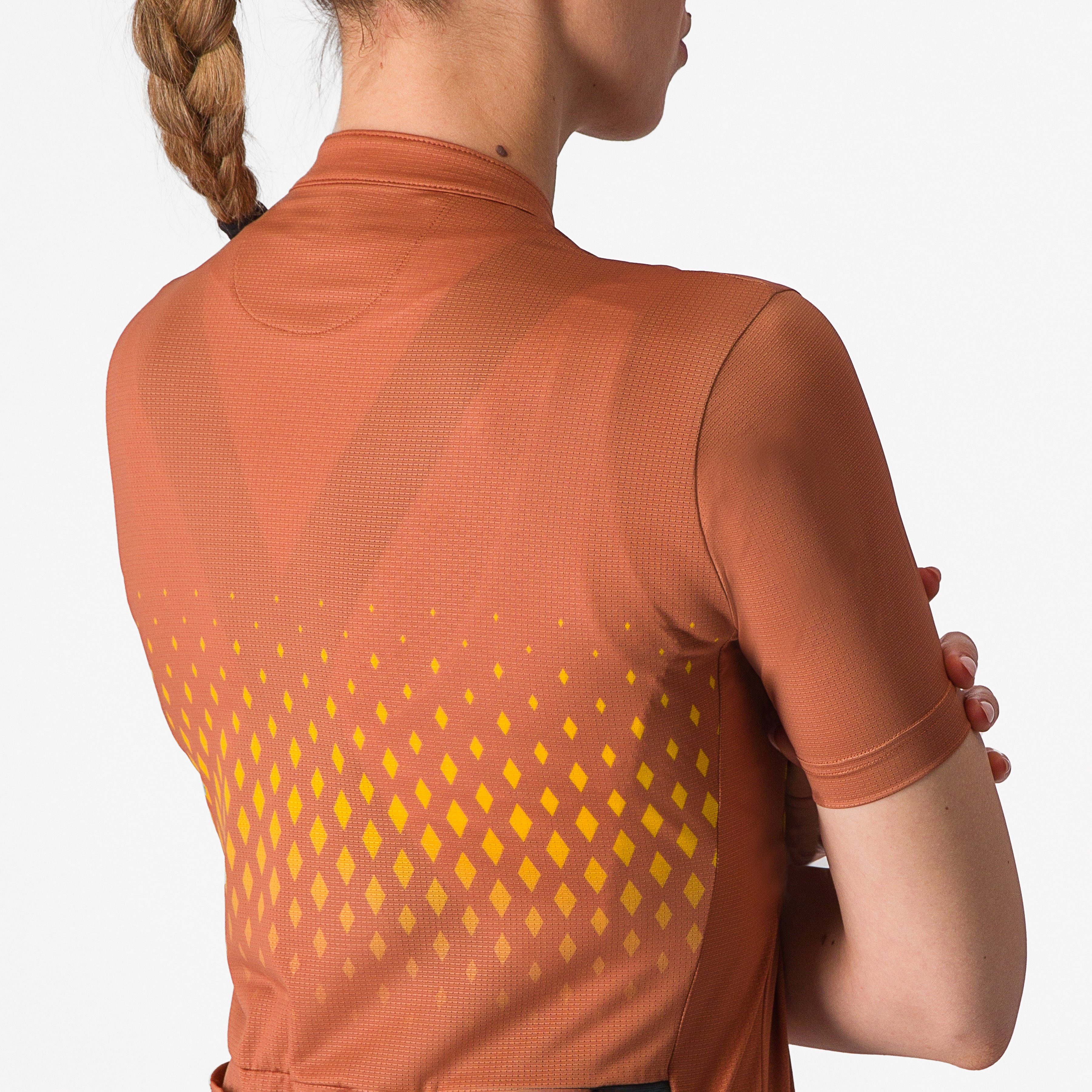 Unlimited sentiero 3 jersey - mocha/goldenrod - castelli
