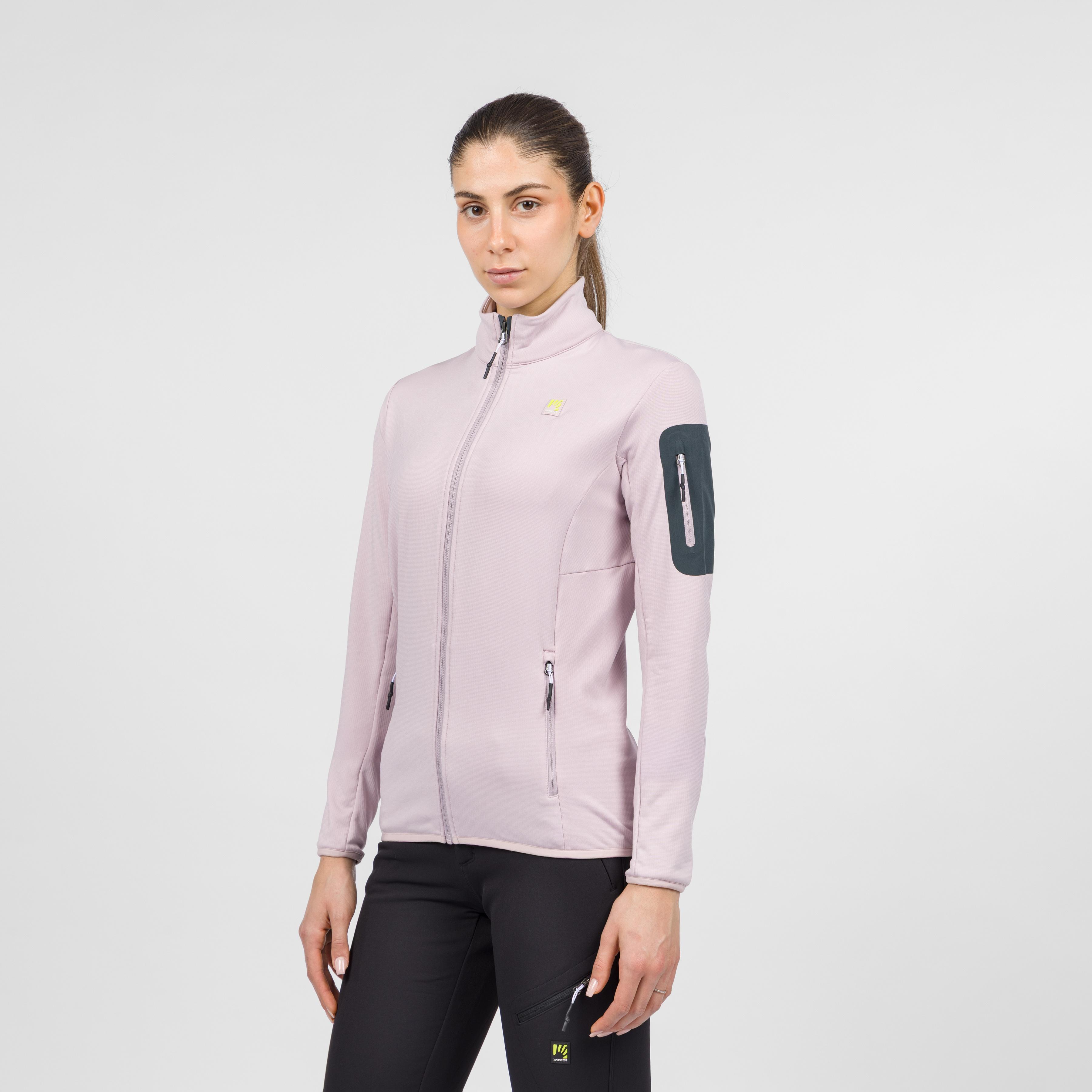 Bigontina w full zip fleece - lilac - karpos