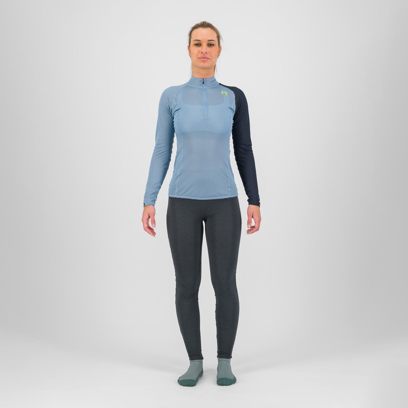Dinamico octa w jersey ls half zip - mountain spring/vulcan - karpos