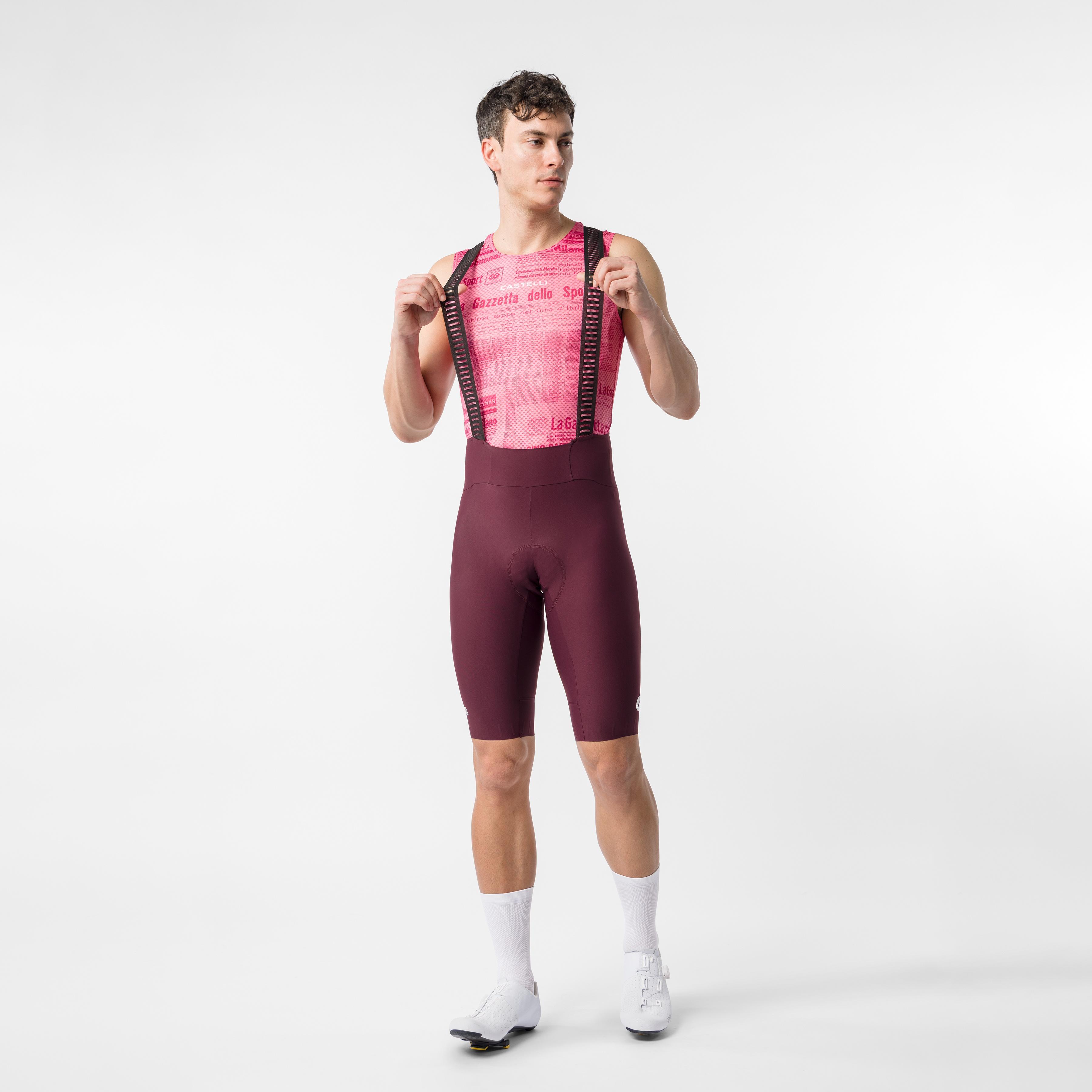 #giro trofeo 2 bibshort - deep bordeaux - castelli
