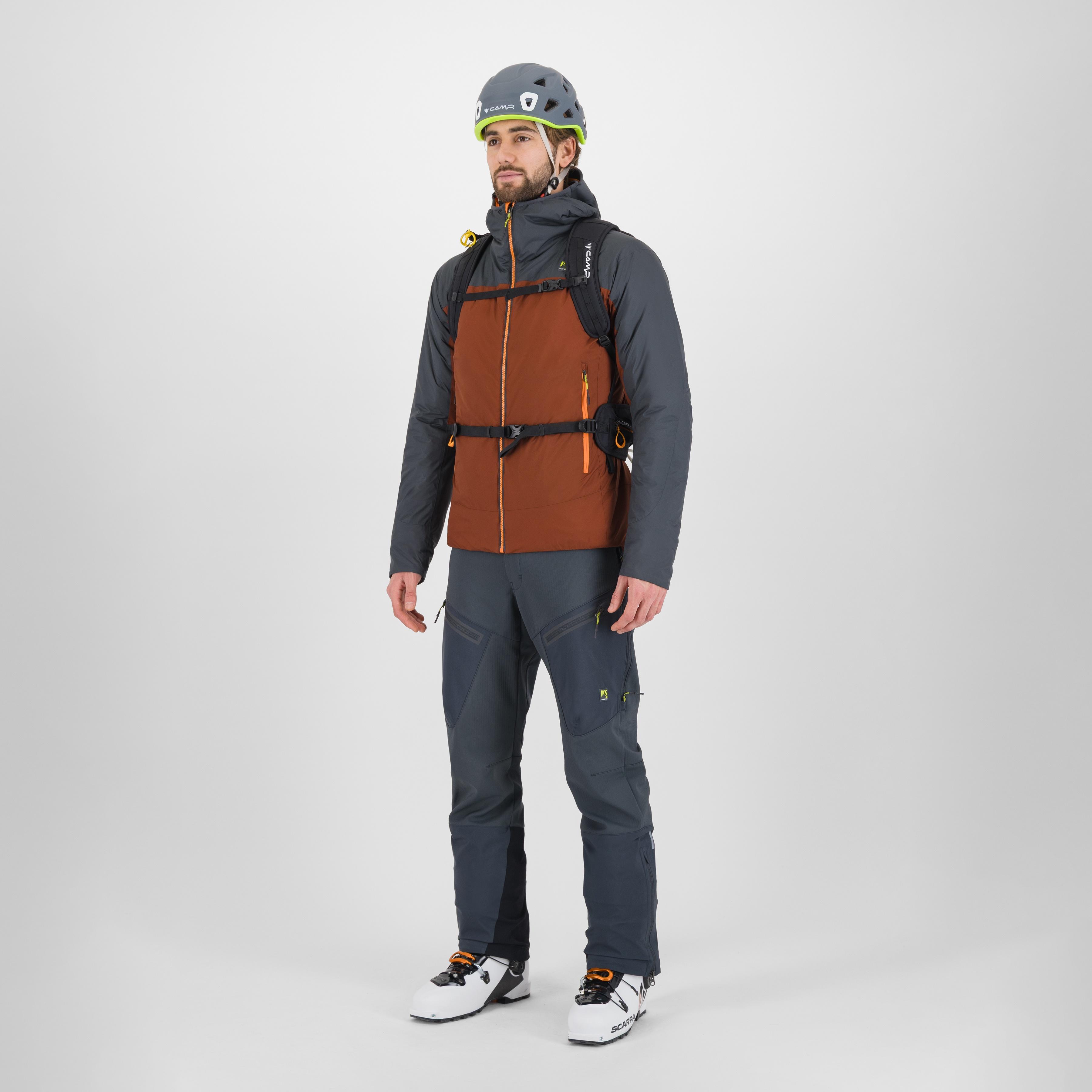 Vinson evo jacket - mahogany/woodl.gray - karpos