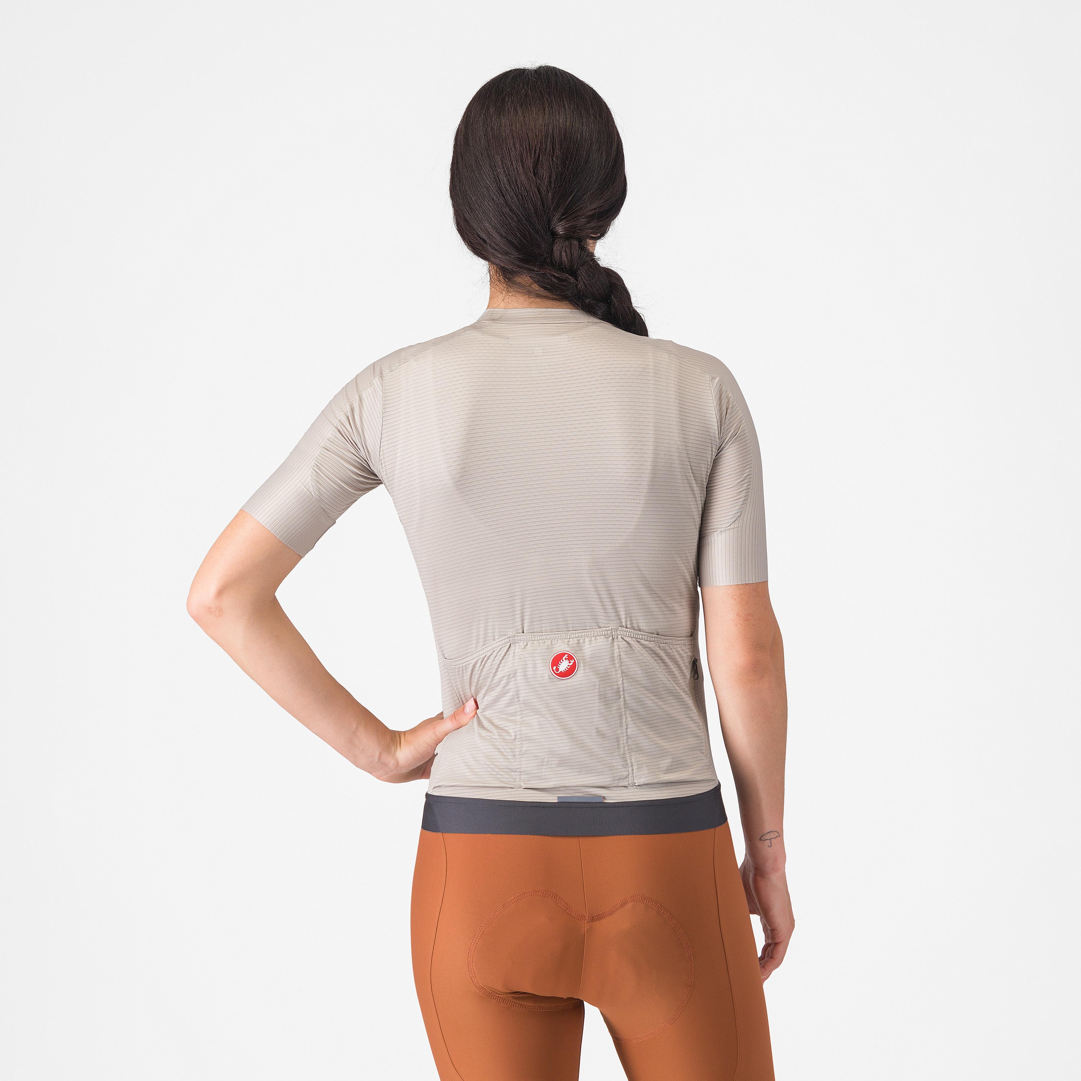 Espresso w jersey - silver moon/dark gray - castelli