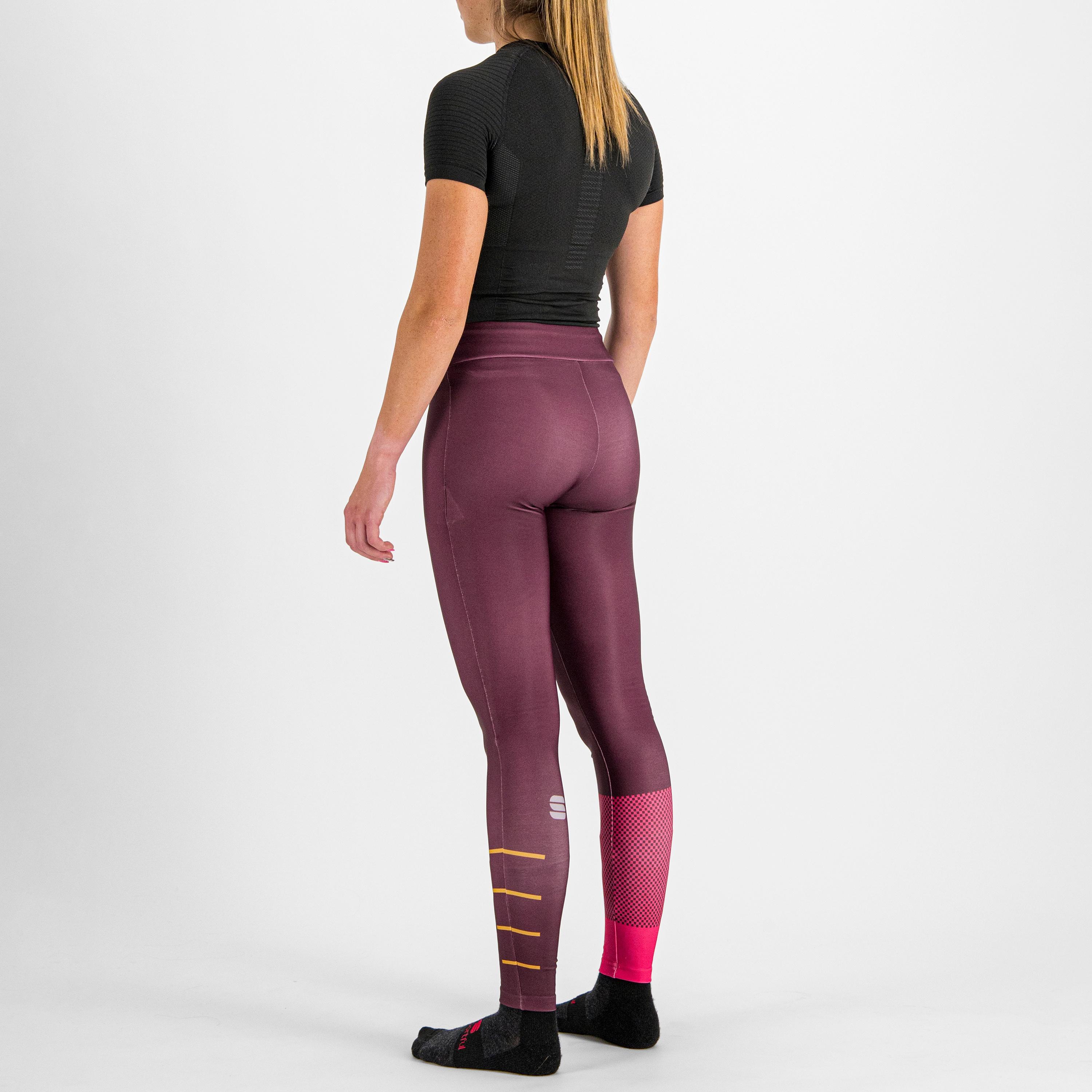 Squadra w tight - wine red raspberry - sportful